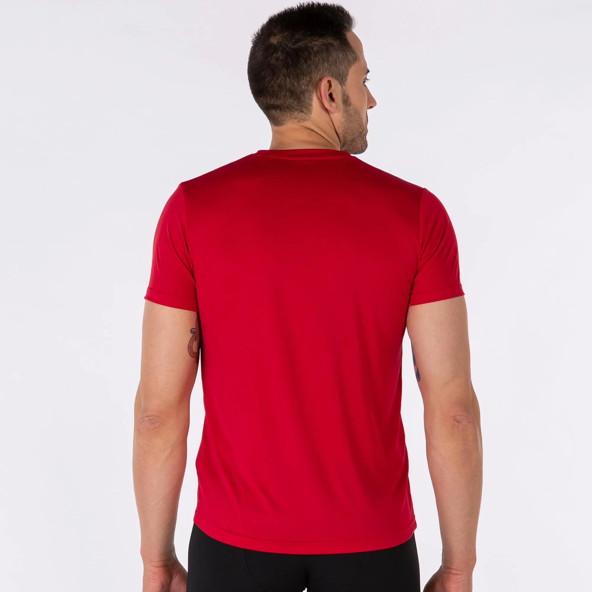 Joma Record II Short Sleeve T-Shirt - Red - L - immagine 7