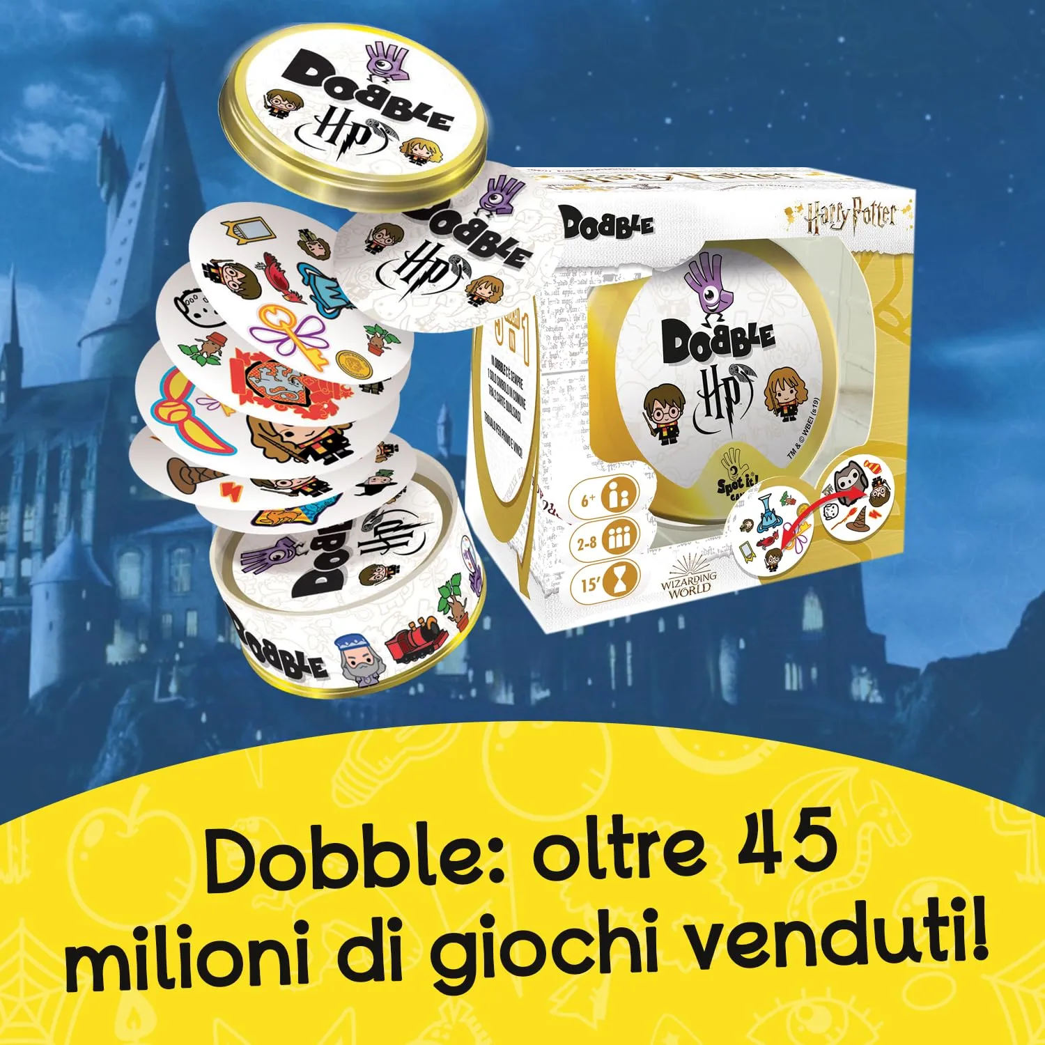 Asmodee Dobble Harry Potter Card Game - immagine 5
