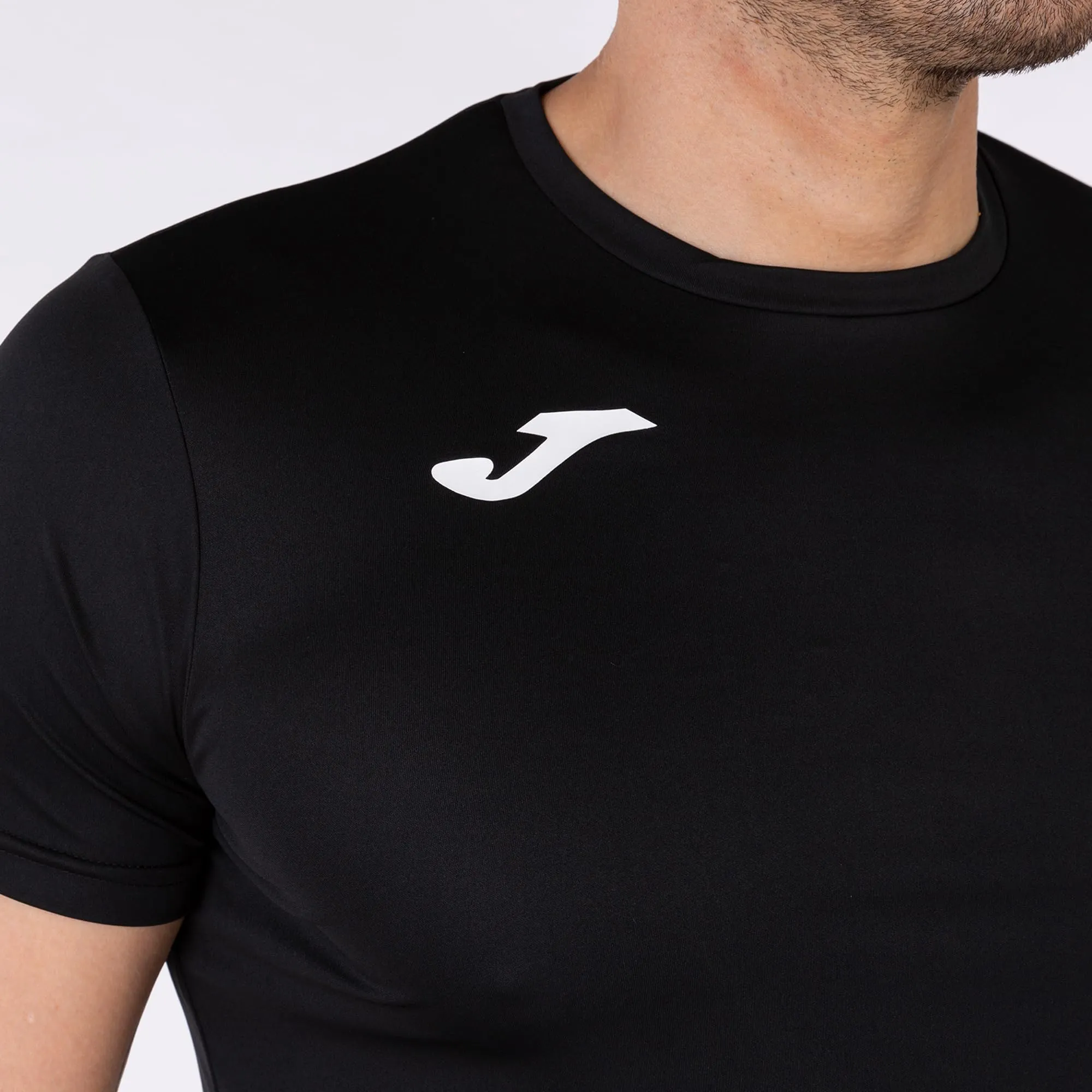Joma Record II Men's Short Sleeve T-Shirt - Black - XS - immagine 6