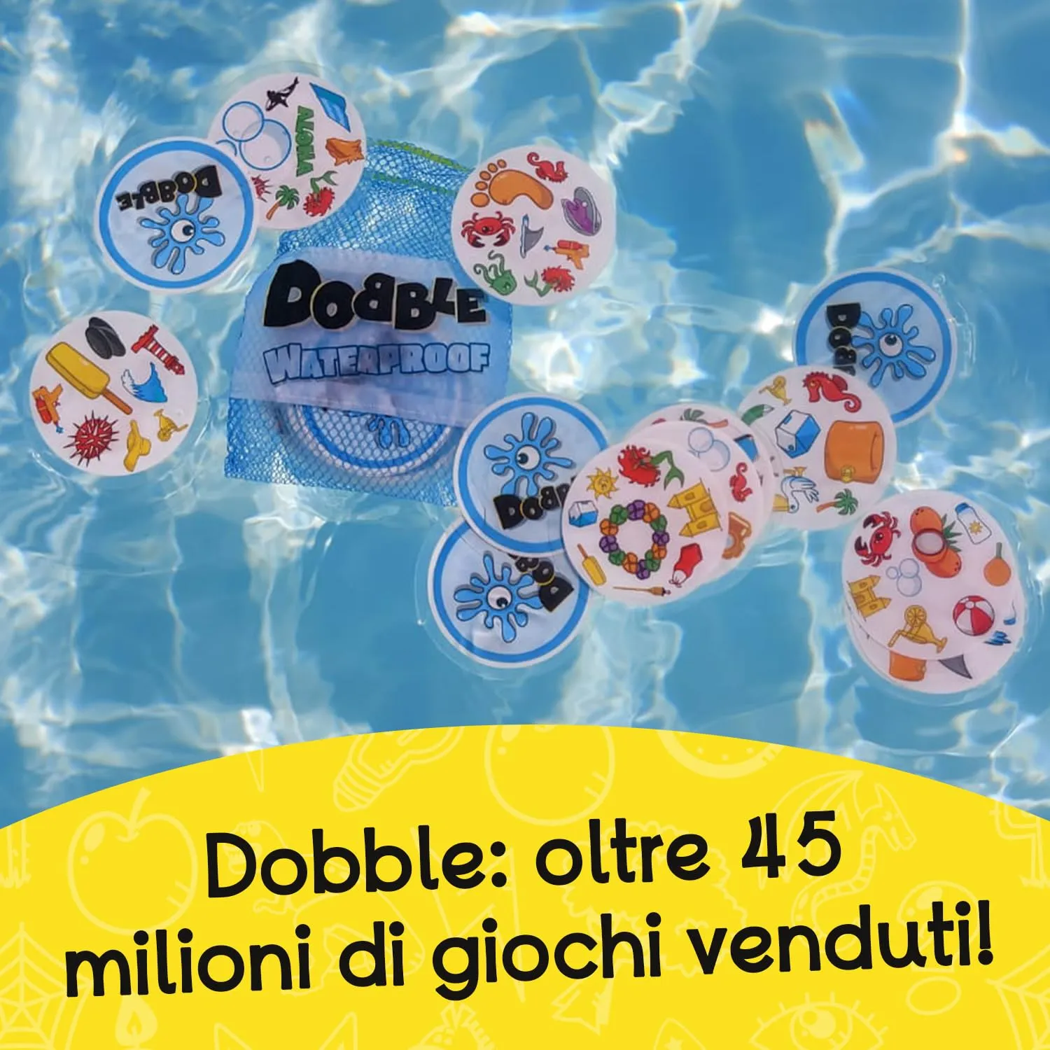 Asmodee Dobble Waterproof - Carte da Gioco Resistenti all'Acqua - immagine 5