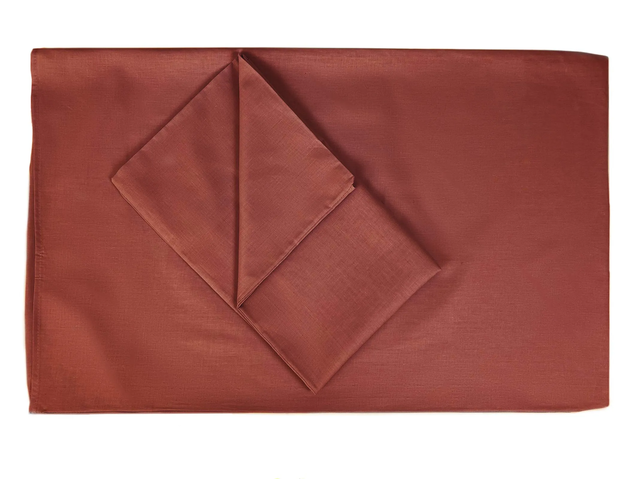 FARFALLAROSSA Coppia di Federe in 100% Puro Cotone, Chiusura a Busta, 50x80 cm, Bordeaux - immagine 2
