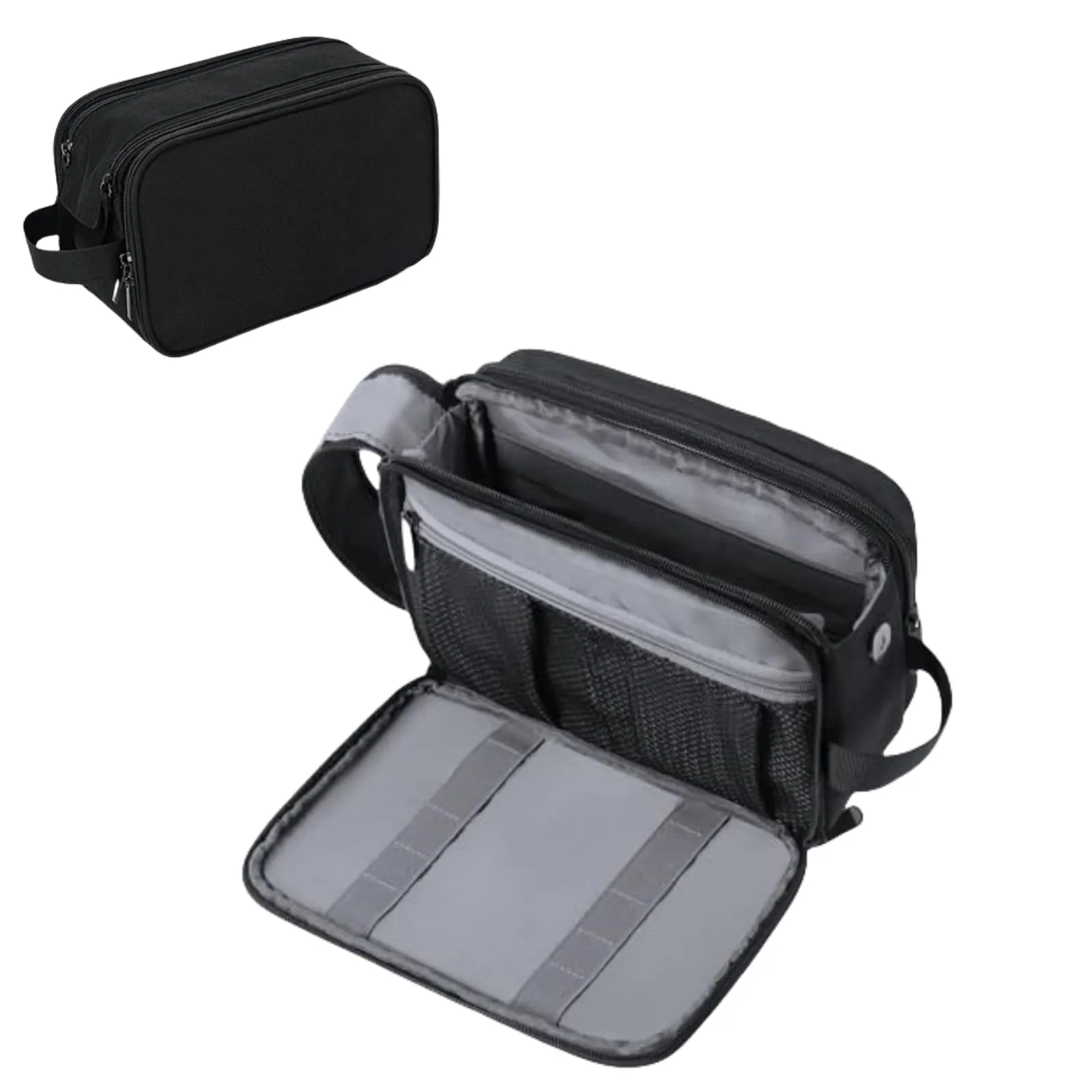 Aucuu Borsa da Toilette Grande da Viaggio, Beauty Case Resistente all'Acqua per Uomo e Donna - immagine 1