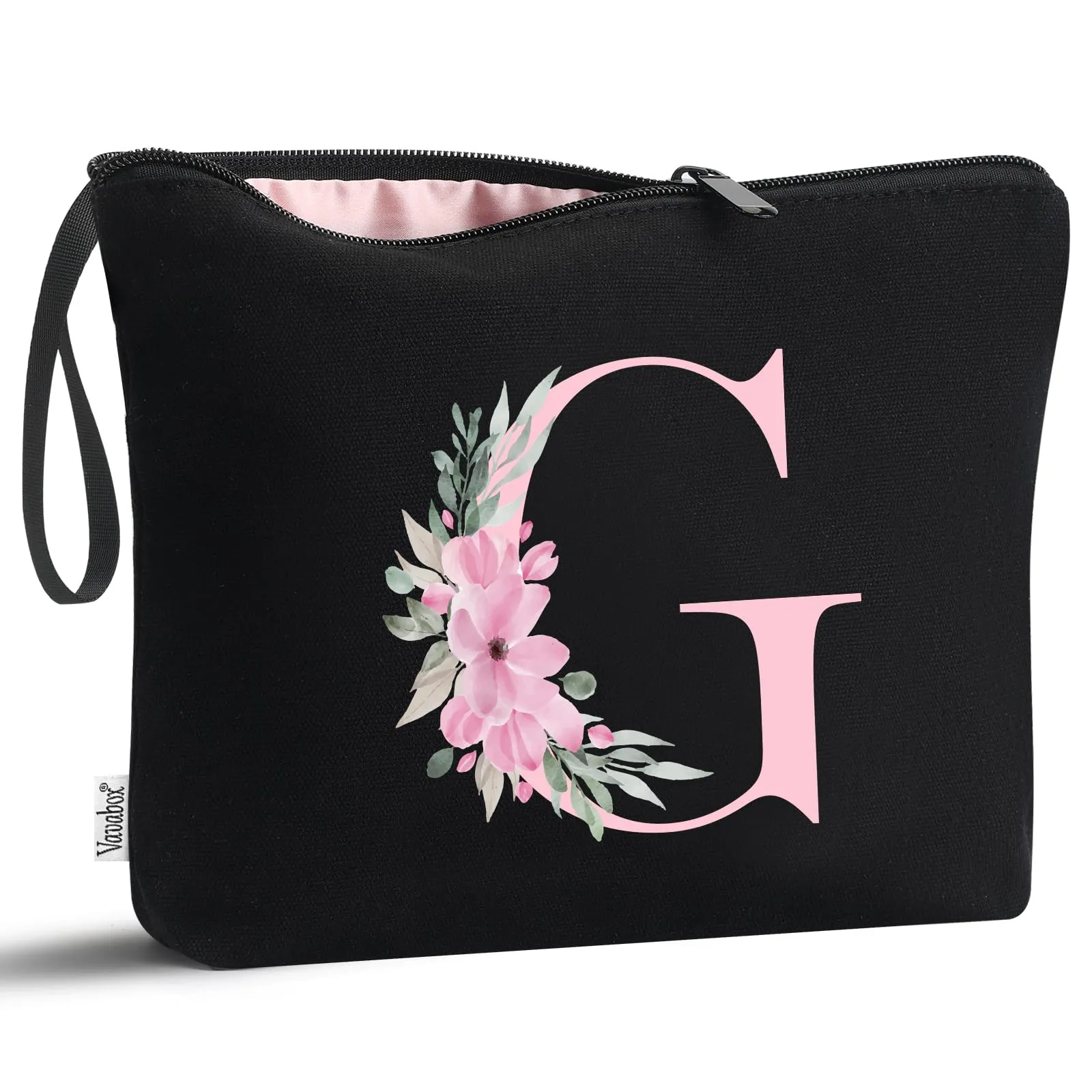 Vavabox Beauty Case con Iniziale Personalizzata G, Nero - immagine 1
