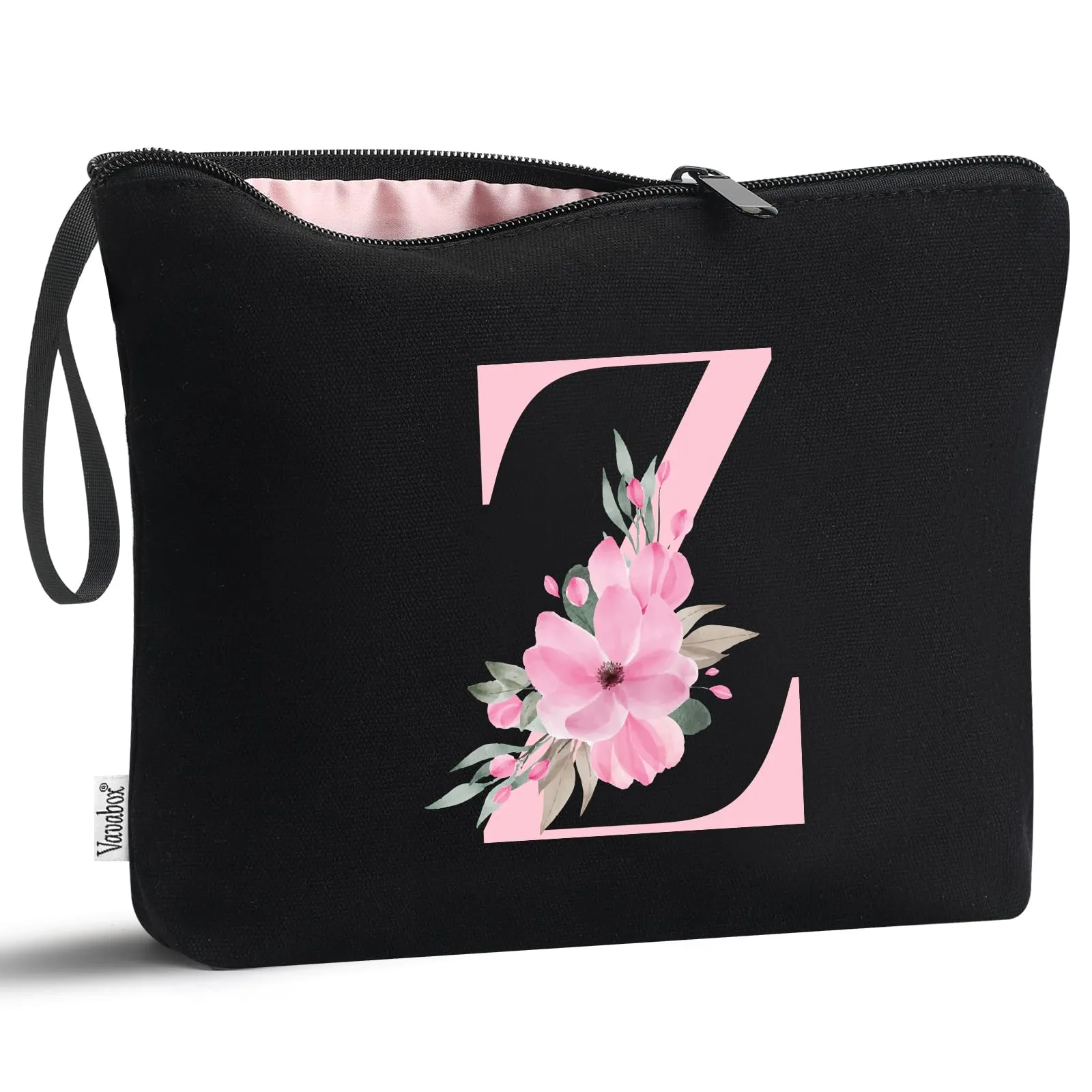 Vavabox Beauty Case con Iniziali Personalizzate (Z, 01-Nero) - immagine 1