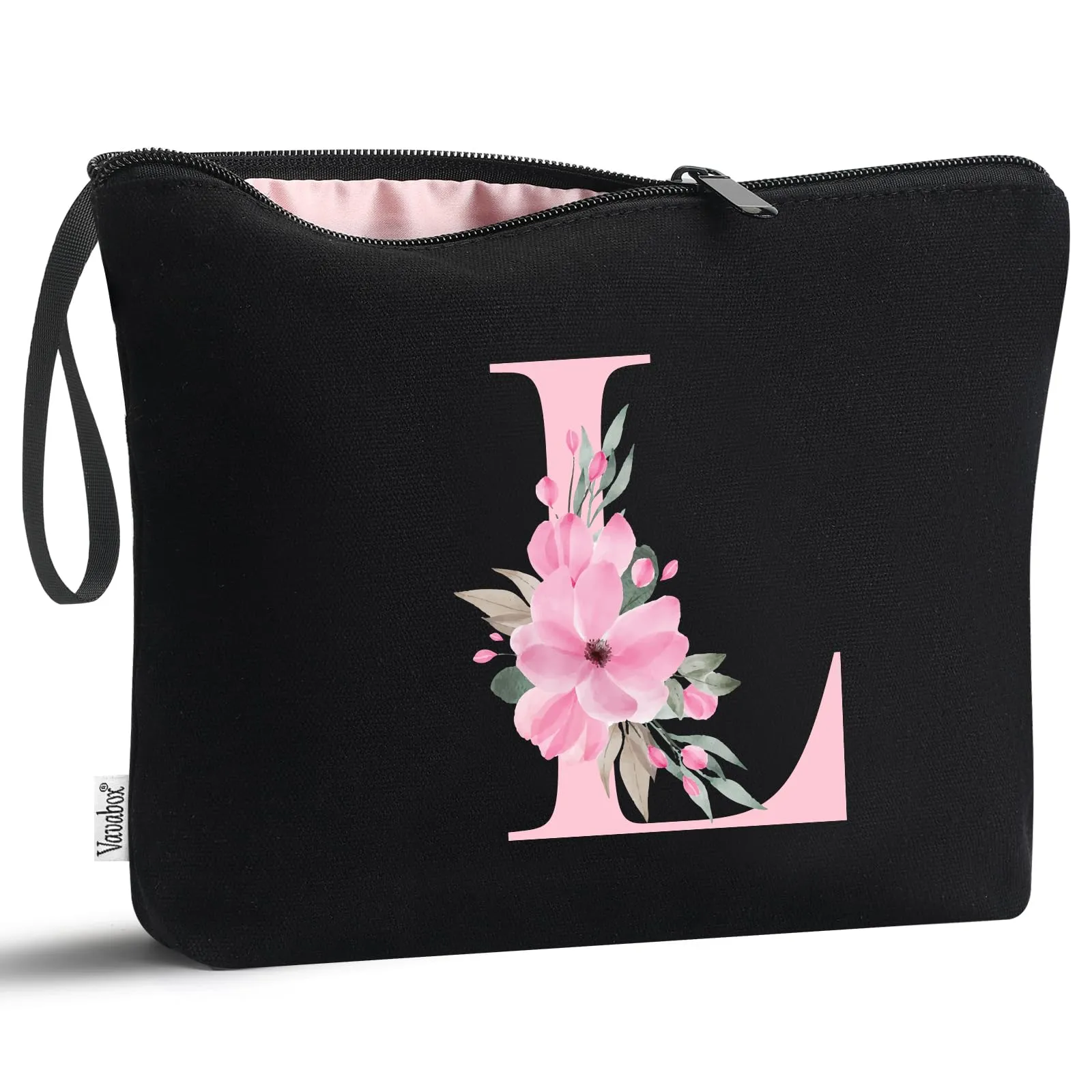 Vavabox Beauty Case con Iniziali Personalizzate (L, 01-Nero) - immagine 1