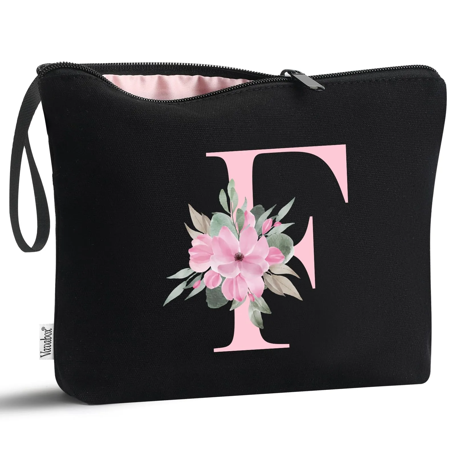 Vavabox Beauty Case con Iniziale F, Nero - immagine 1