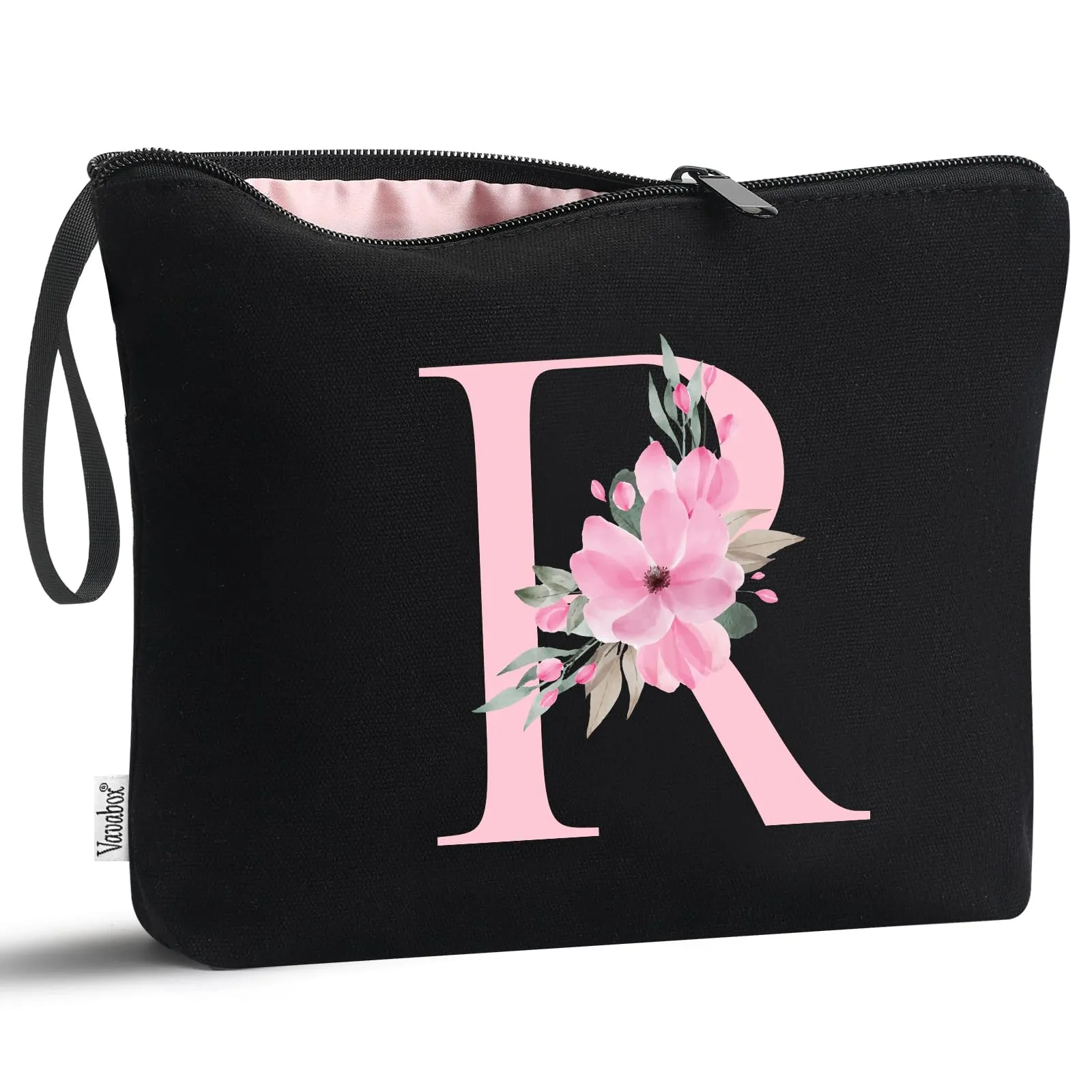 Vavabox Beauty Case con Iniziali Personalizzate, Nero - immagine 1