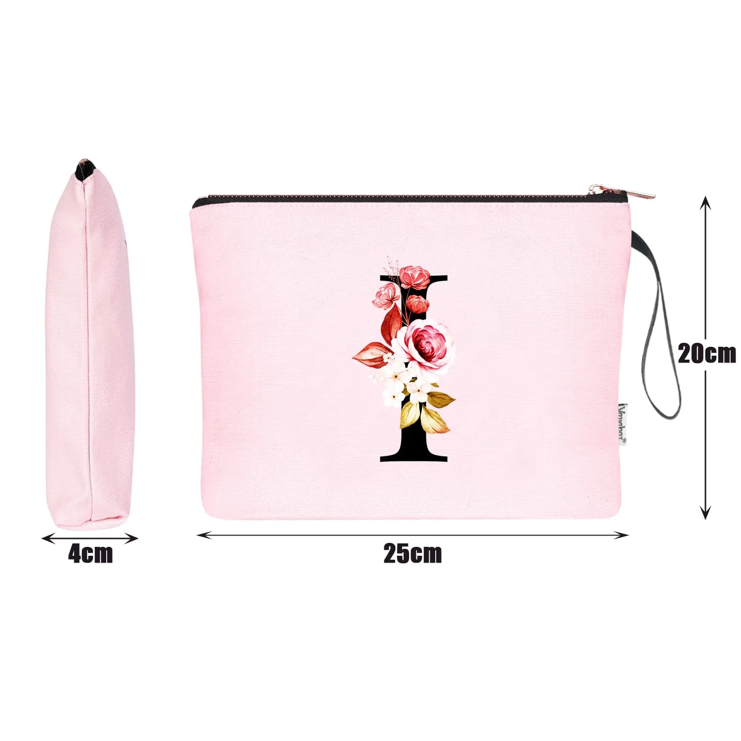 Vavabox Beauty Case con Iniziali Personalizzate, Rosa - immagine 2
