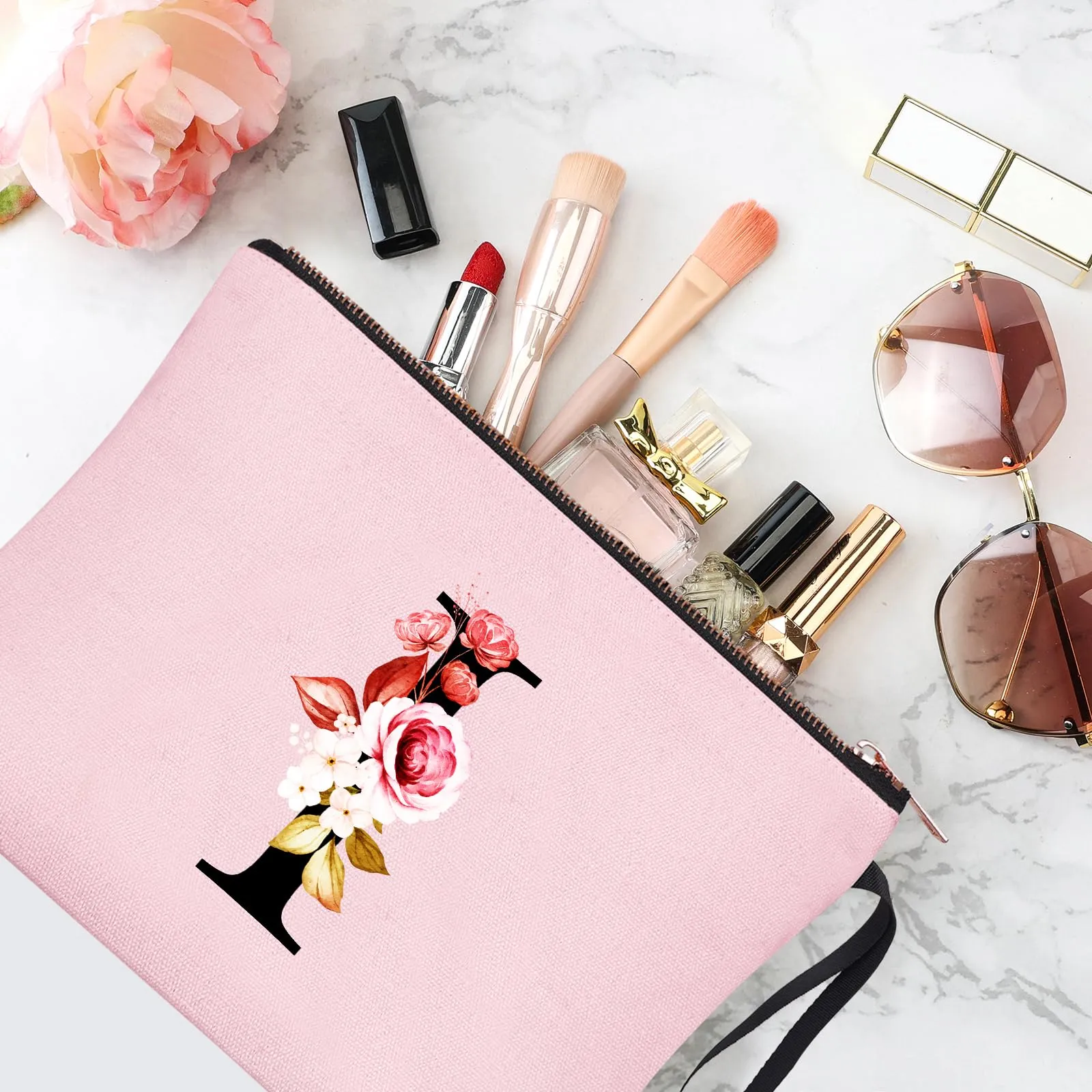 Vavabox Beauty Case con Iniziali Personalizzate, Rosa - immagine 5