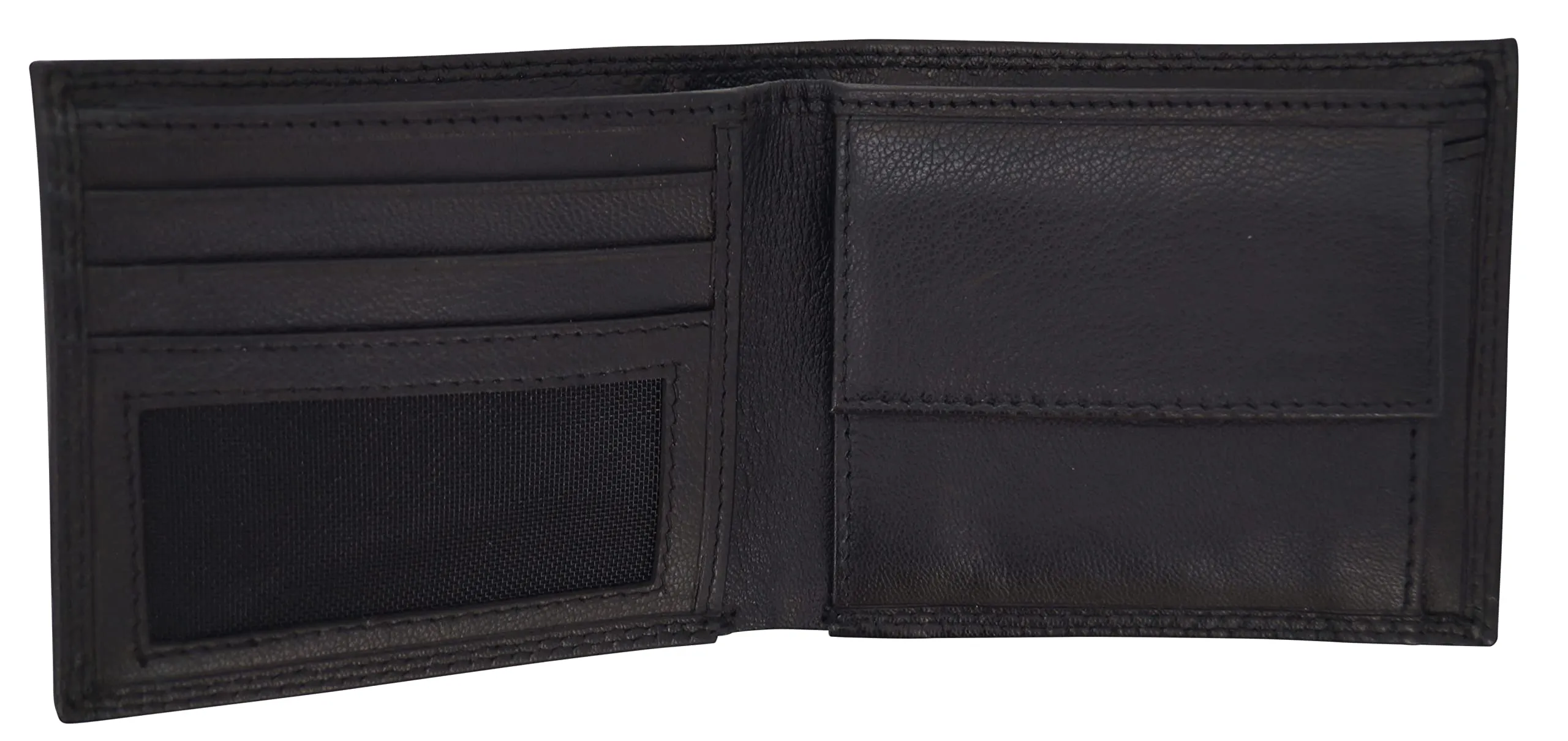 GERMANUS Portafoglio Max in Pelle, Nero, Misura standard - immagine 2