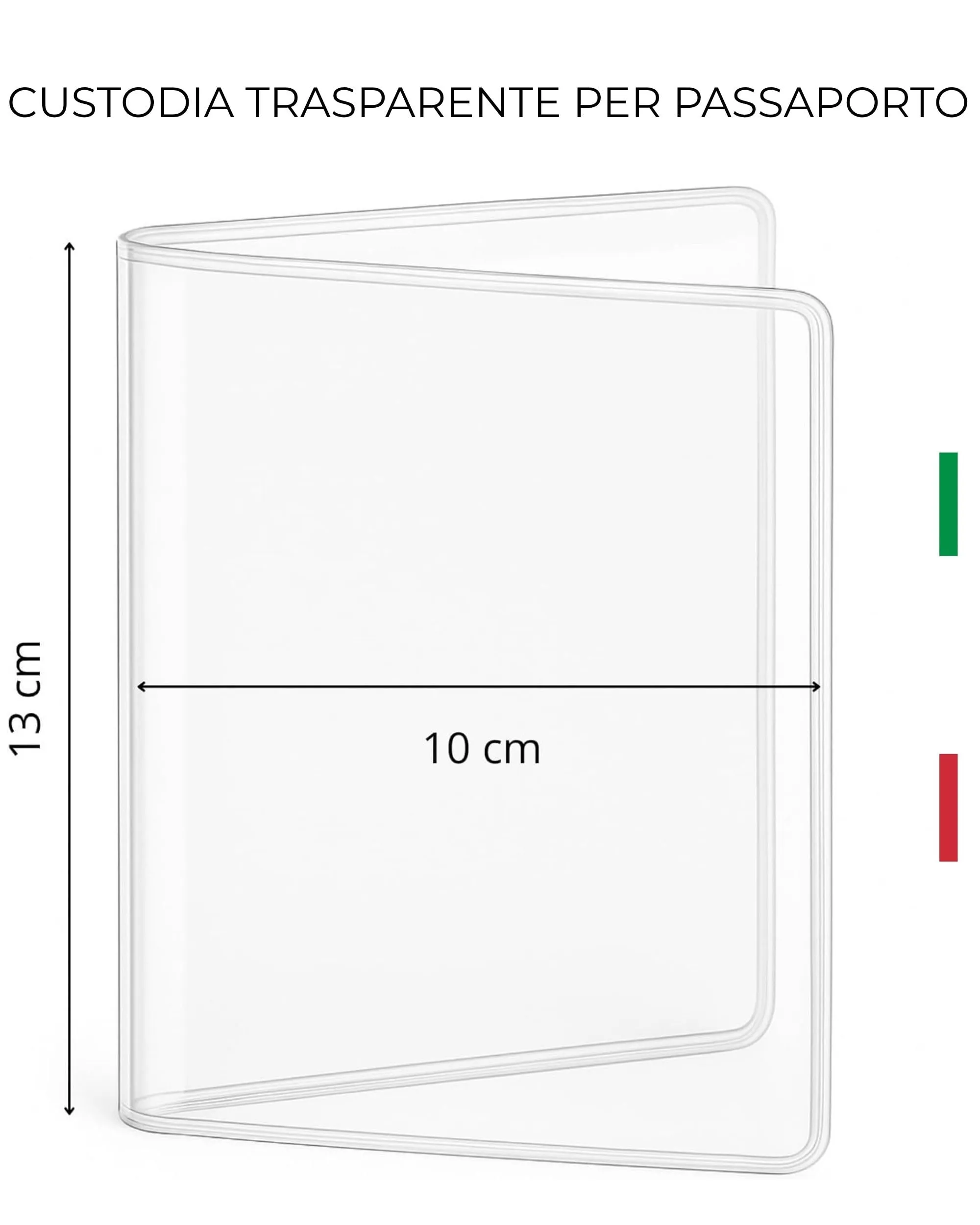 Ugozen Porta Passaporto Transparente - immagine 3