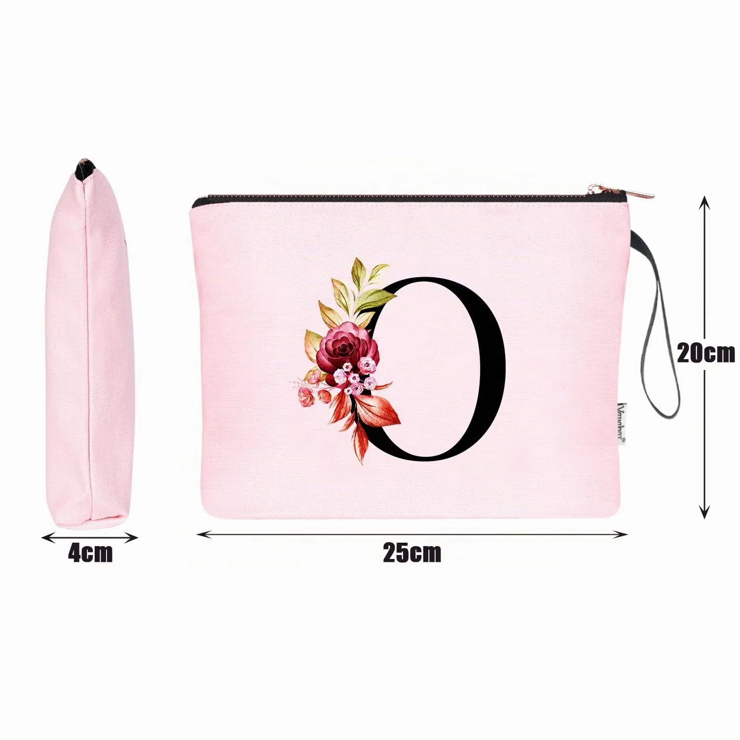Vavabox Beauty Case con Iniziali Personalizzate, Rosa - immagine 2