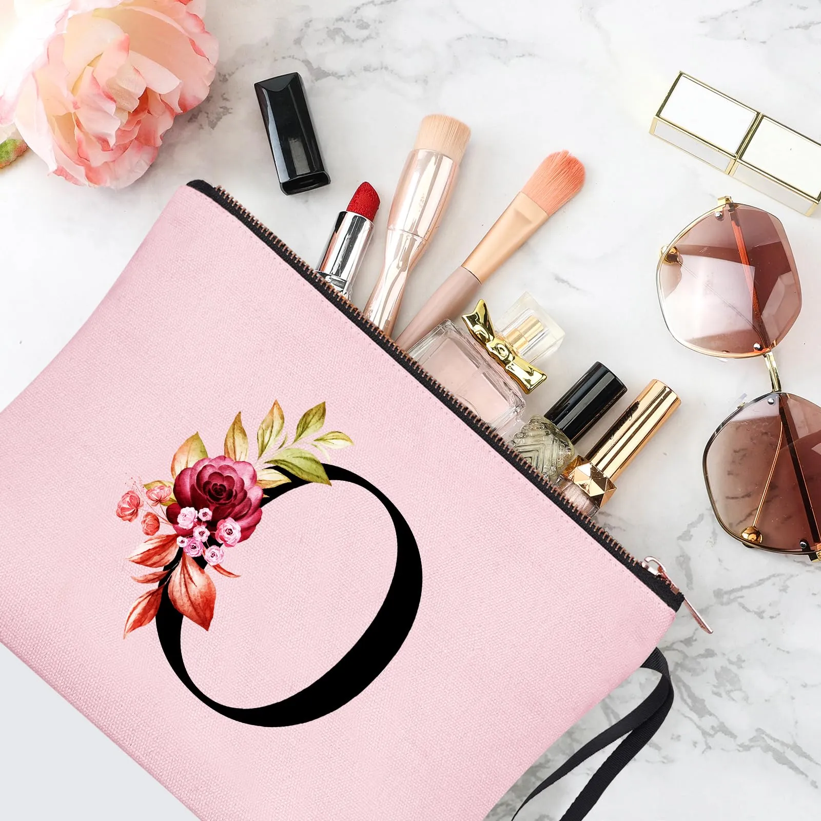 Vavabox Beauty Case con Iniziali Personalizzate, Rosa - immagine 5