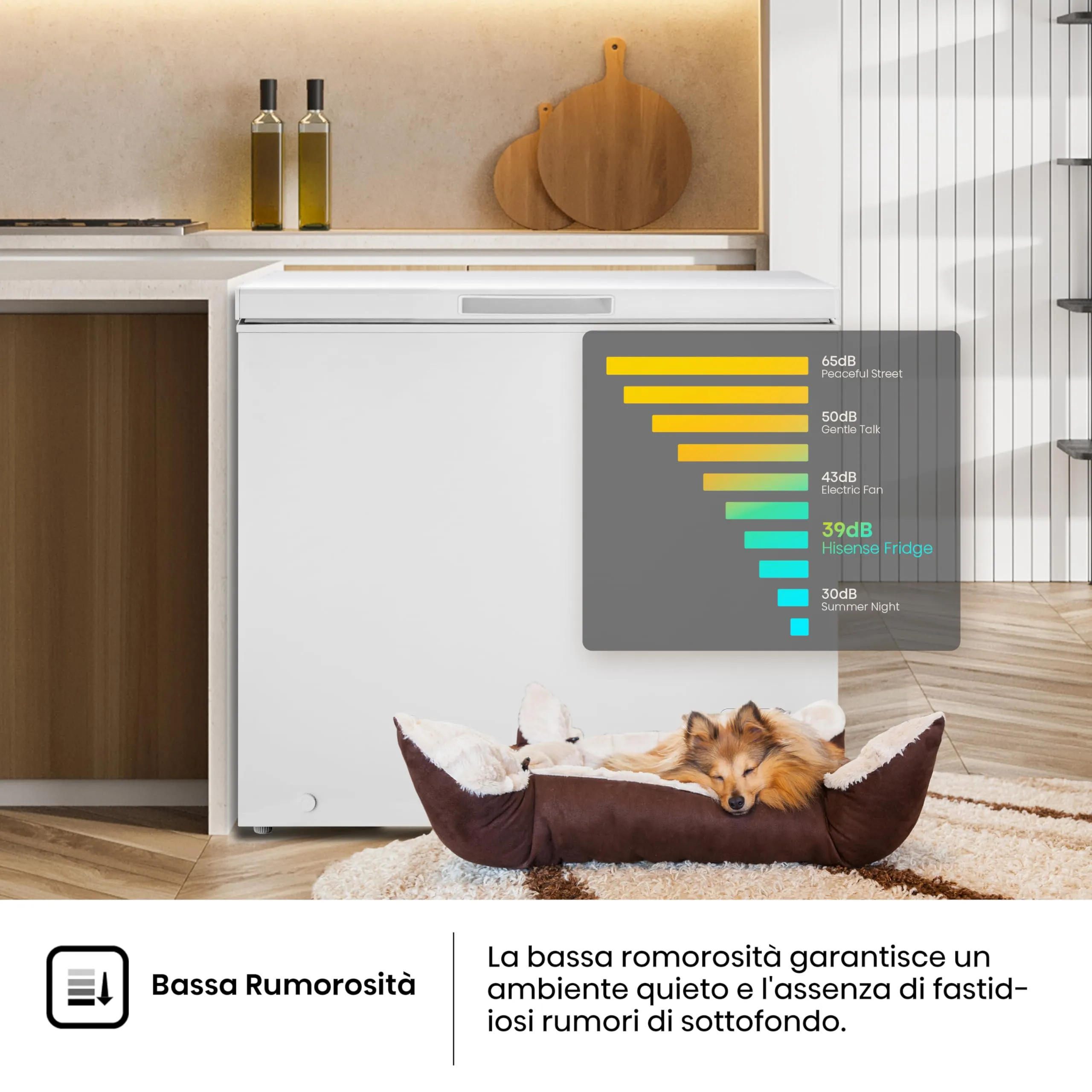 Hisense MCF189E1 Congelatore a pozzetto 191 Litri, Classe E, Bianco - immagine 7