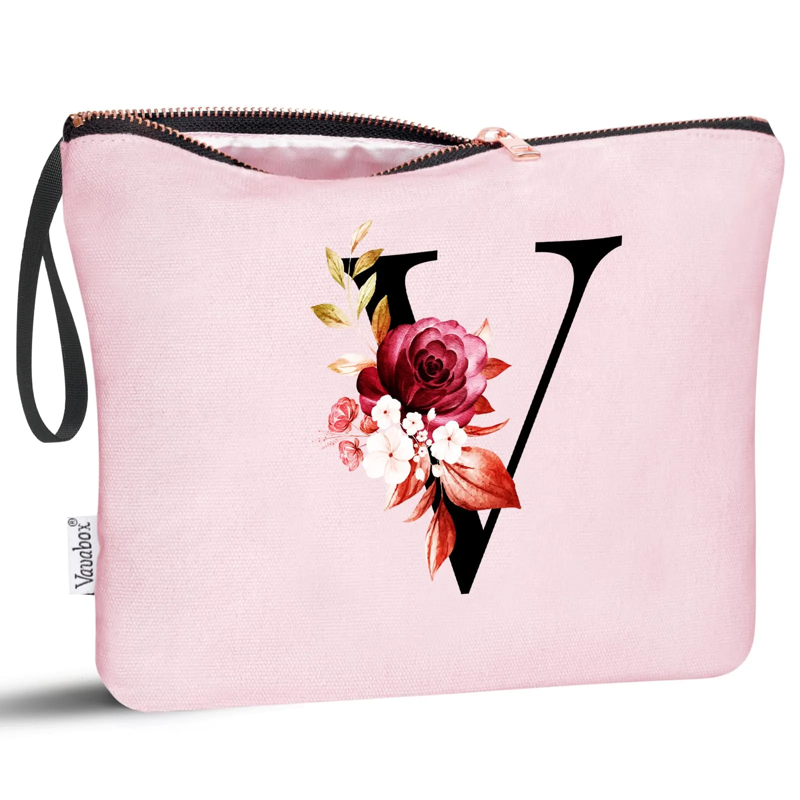 Vavabox Beauty Case con Iniziali Personalizzate, Rosa (V) - immagine 1