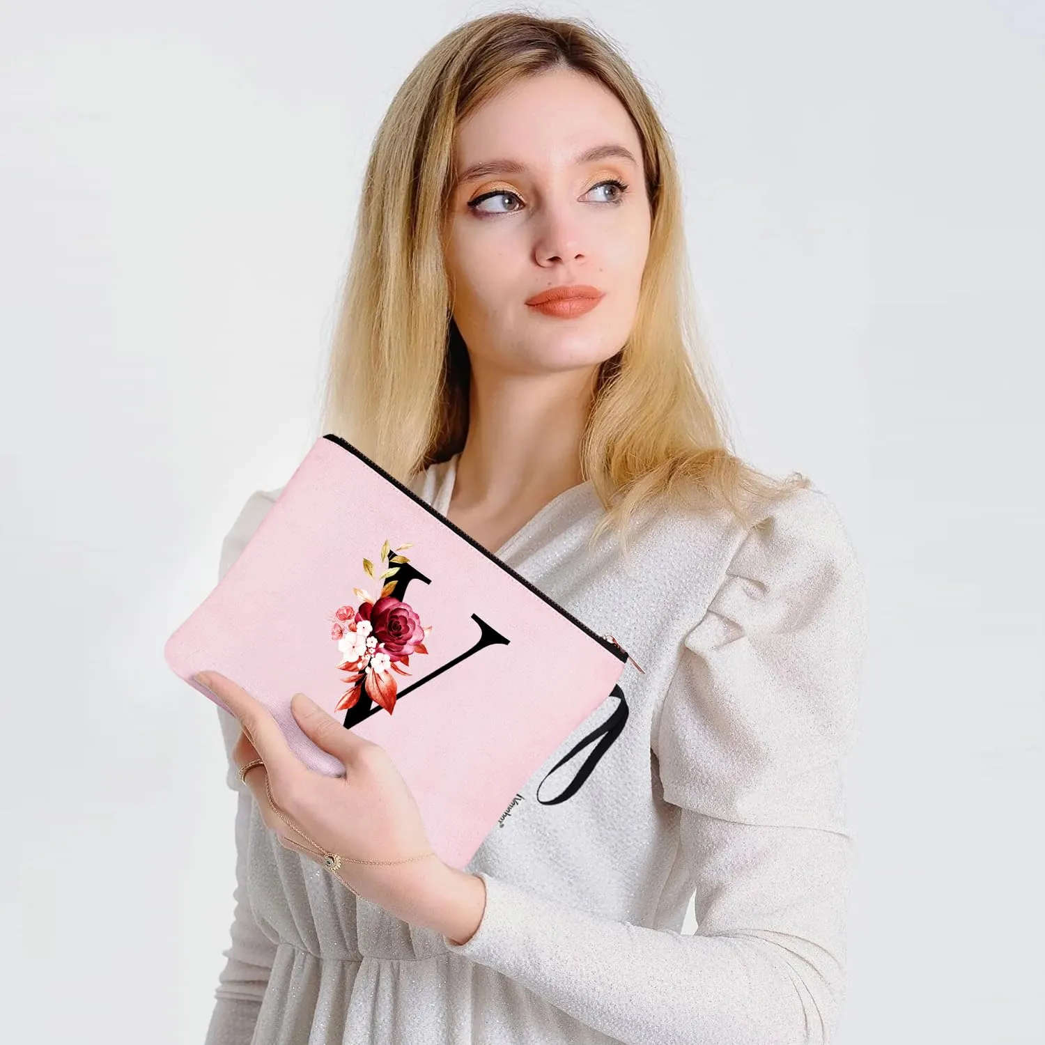 Vavabox Beauty Case con Iniziali Personalizzate, Rosa (V) - immagine 6