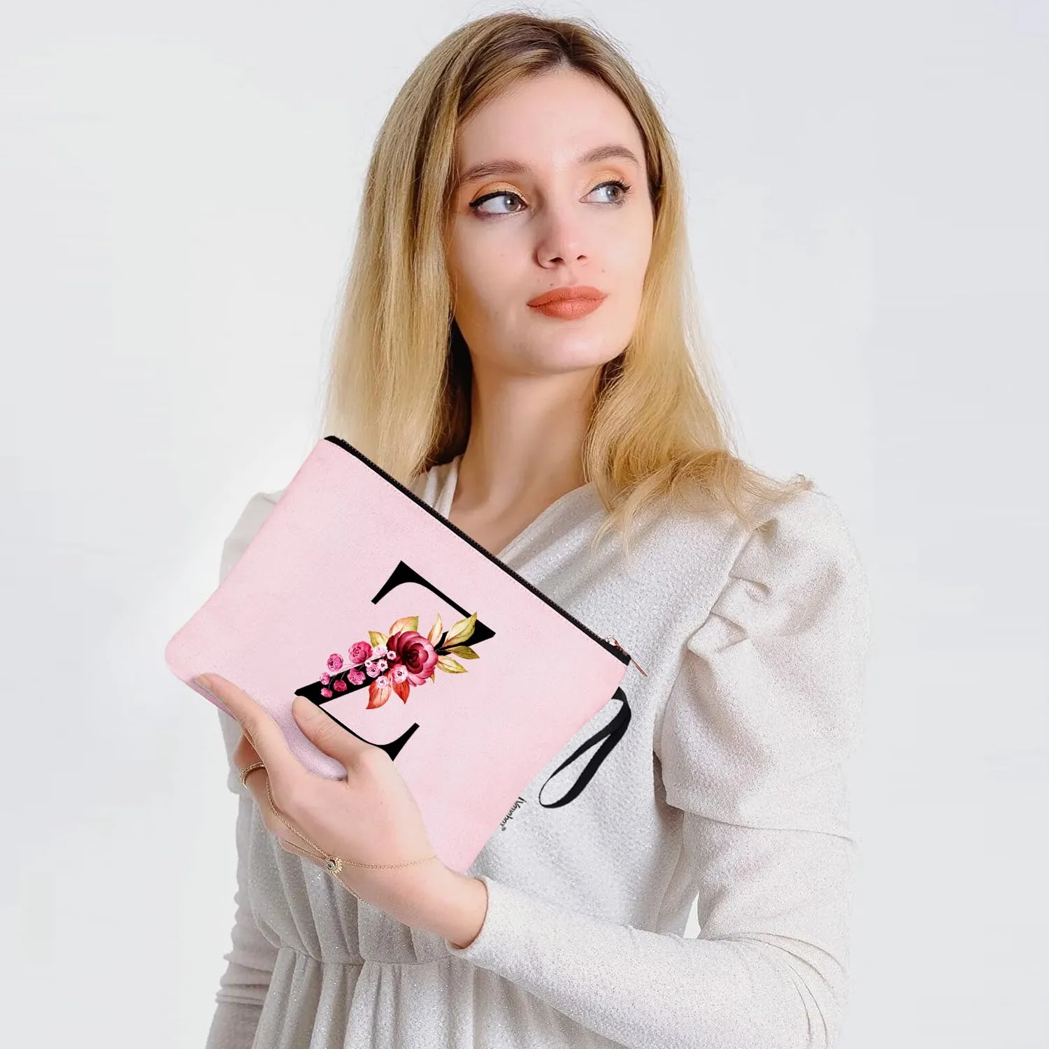 Vavabox Beauty Case con Iniziale Z, Rosa - immagine 6