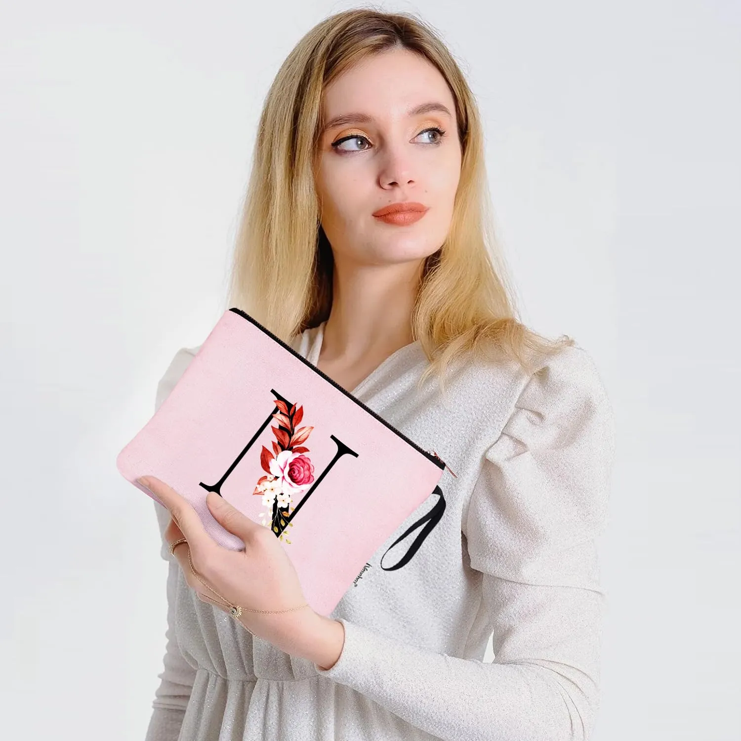 Vavabox Beauty Case con Iniziale N, Rosa - immagine 6