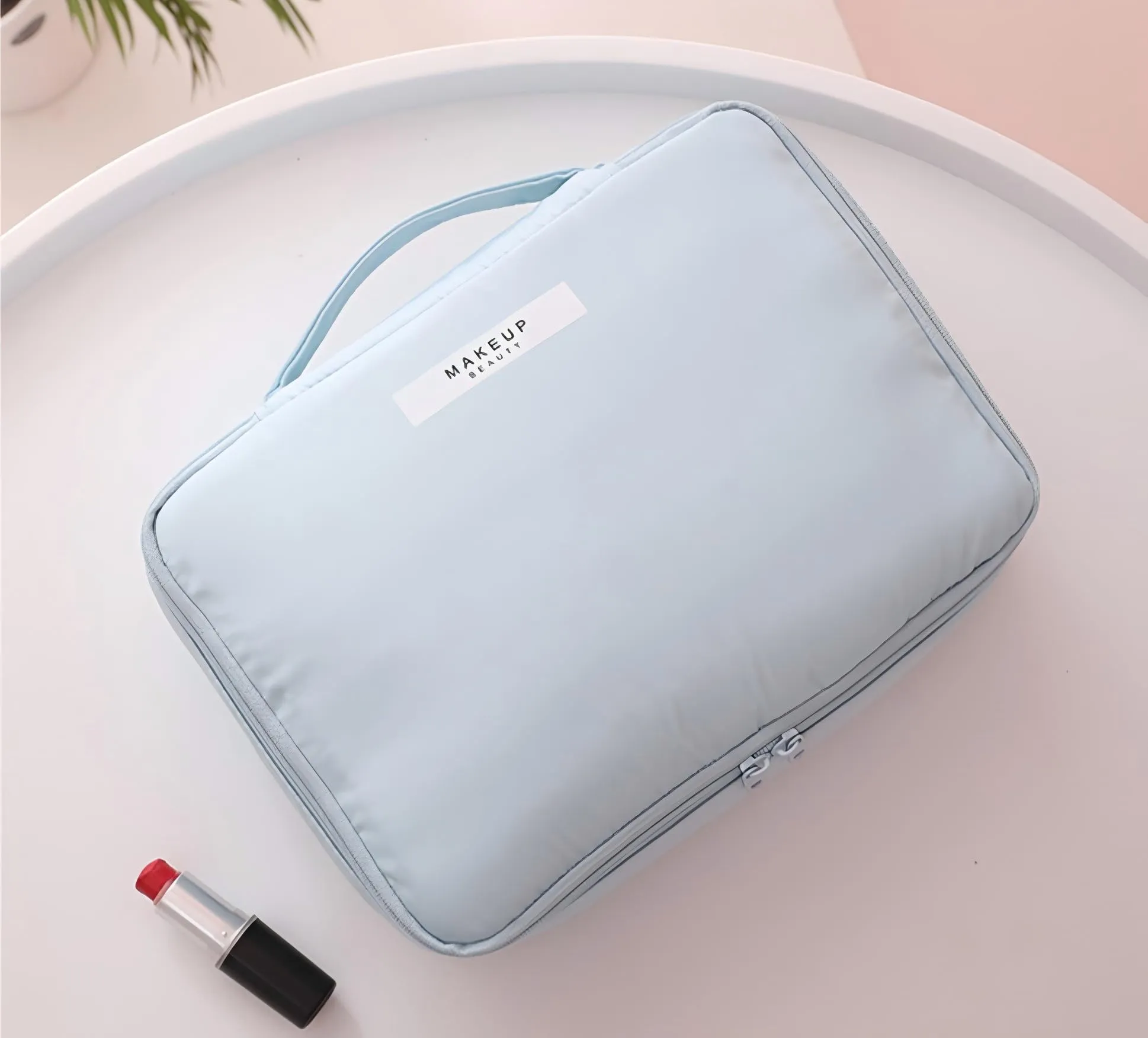 Anybird Borsa da Trucco Organizer per Cosmetici da Viaggio (Blu) - immagine 3