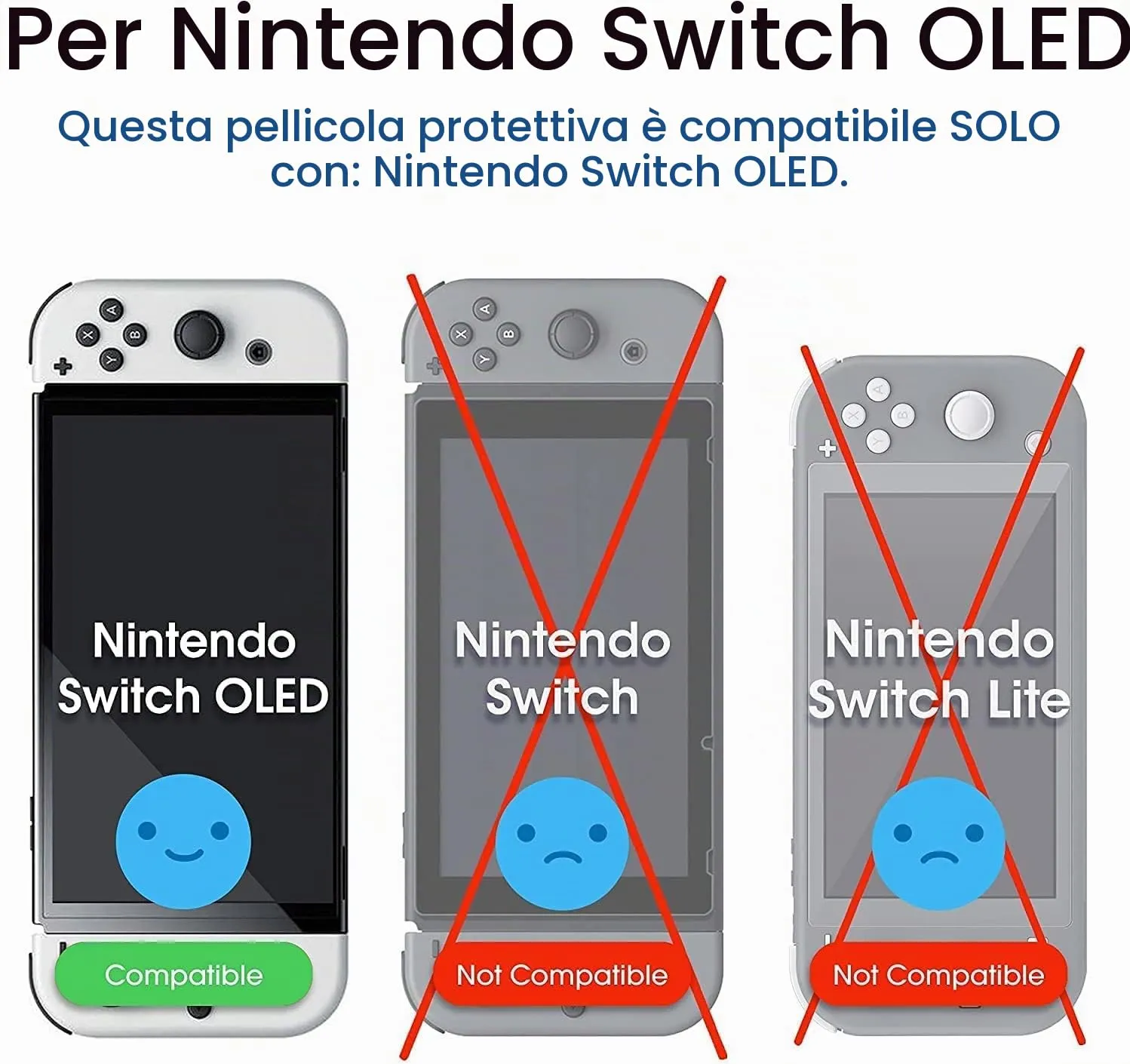 amFilm OneTouch Vetro Temperato per Nintendo Switch OLED - immagine 5