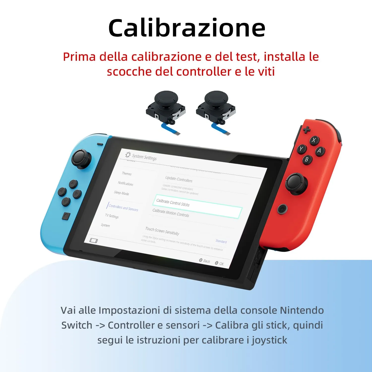 Wigearss Kit di Sostituzione Joystick Analogico e Strumenti di Riparazione per Nintendo Switch, Switch OLED e Switch Lite - immagine 4
