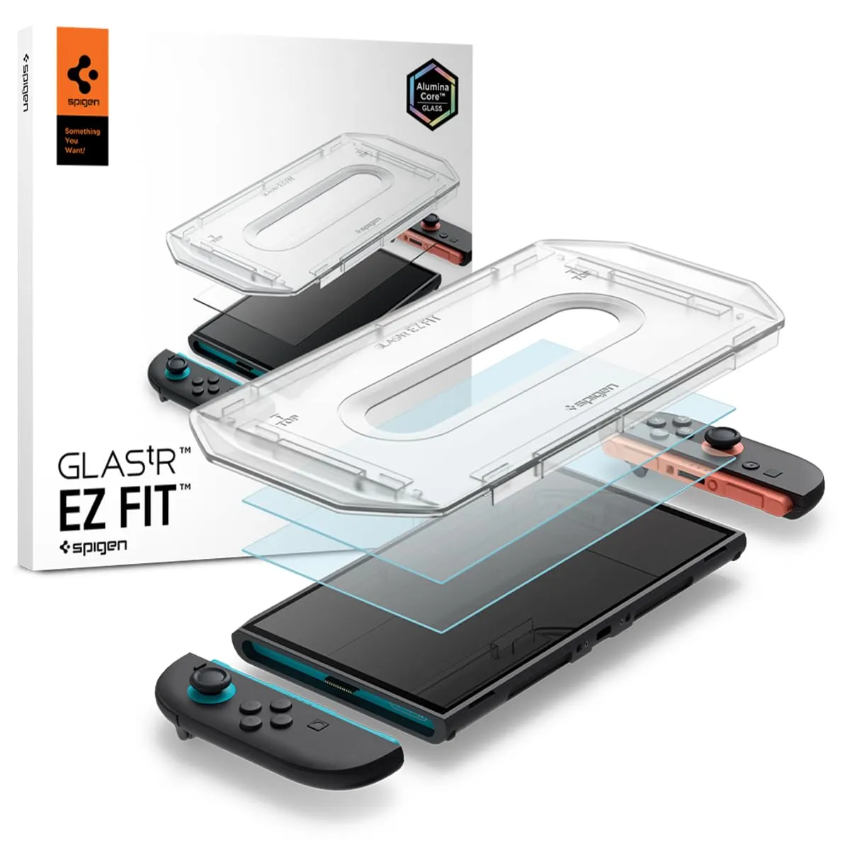 Spigen EZ Fit Vetro Temperato per Nintendo Switch 2 (2025), 2 Pezzi - immagine 1