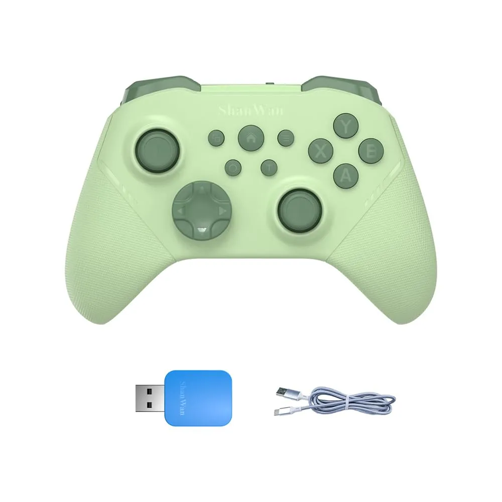 ShanWan Wireless Gaming Controller with Hall Effect Joysticks, Bluetooth/2.4G for Switch 1/2, PC Steam, Android and iPhone - immagine 1