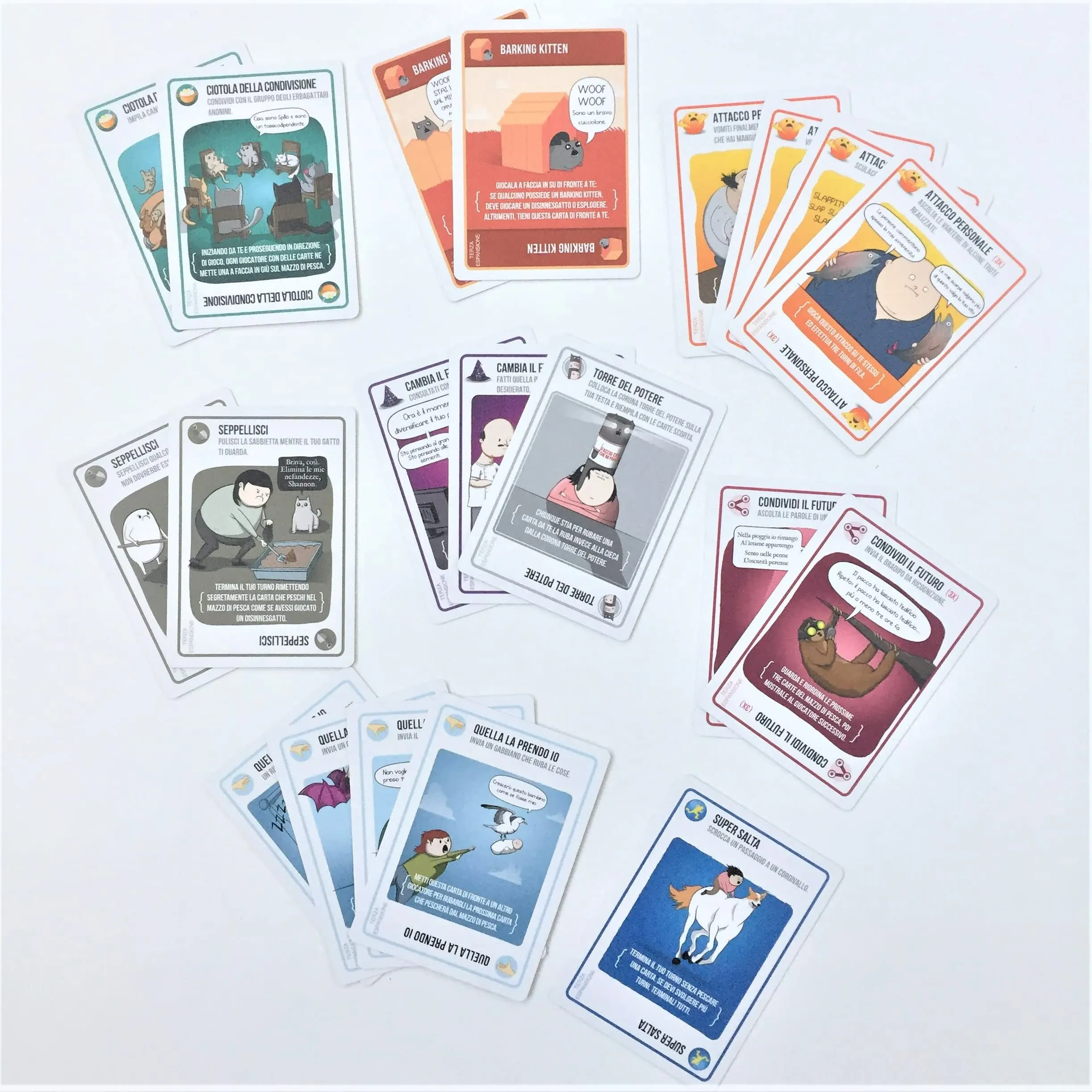 Exploding Kittens Barking Kittens Expansion Card Game - immagine 5
