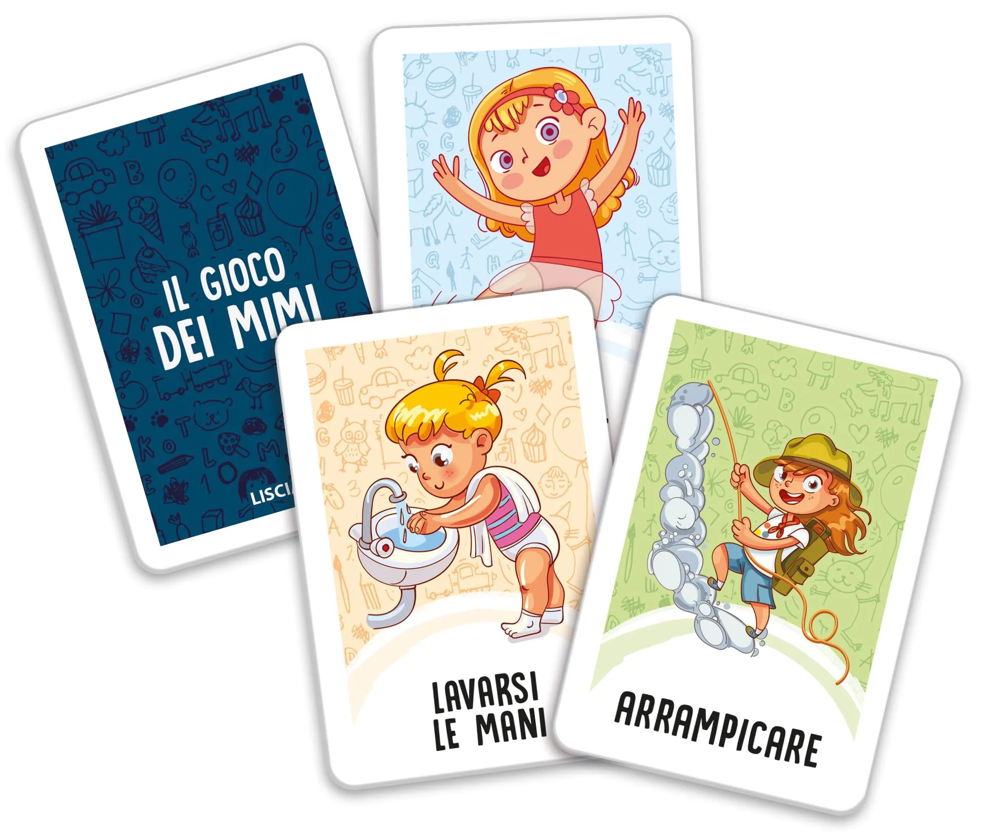 Liscianigiochi Ludoteca Le Carte dei Bambini, Il Gioco dei Mimi, Multicolore, 89130 - immagine 3