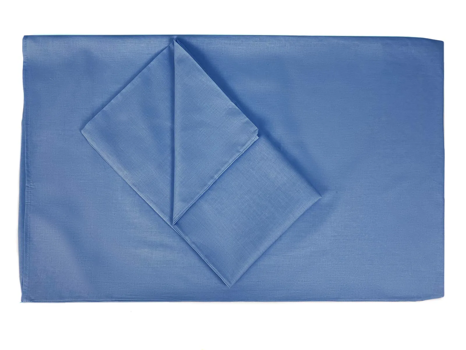 FARFALLAROSSA Coppia di Federe 100% Cotone, Chiusura a Busta, 50x80 cm, Blu Reale - immagine 2
