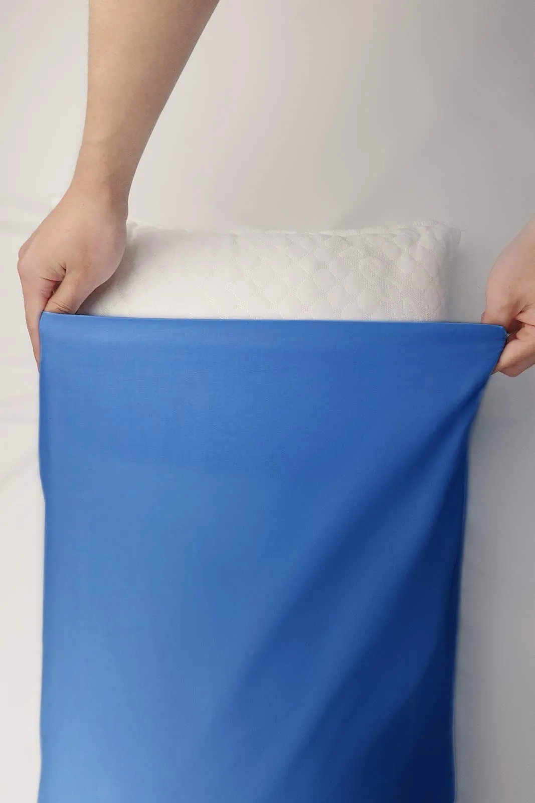 FARFALLAROSSA Coppia di Federe 100% Cotone, Chiusura a Busta, 50x80 cm, Blu Reale - immagine 5