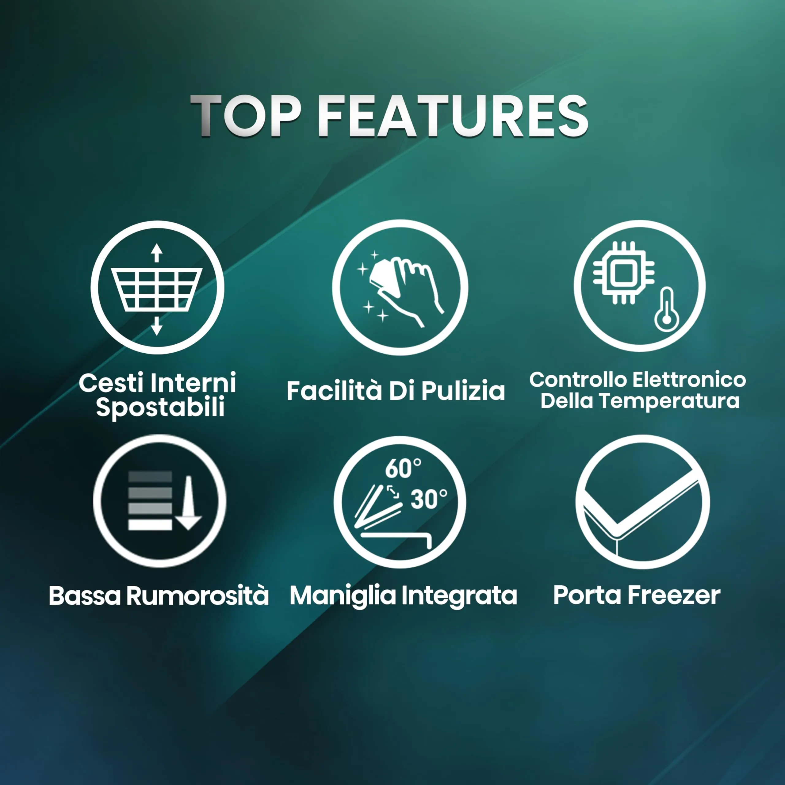 Hisense MCF248E Congelatore orizzontale a pozzetto 248 litri, Bianco - immagine 3