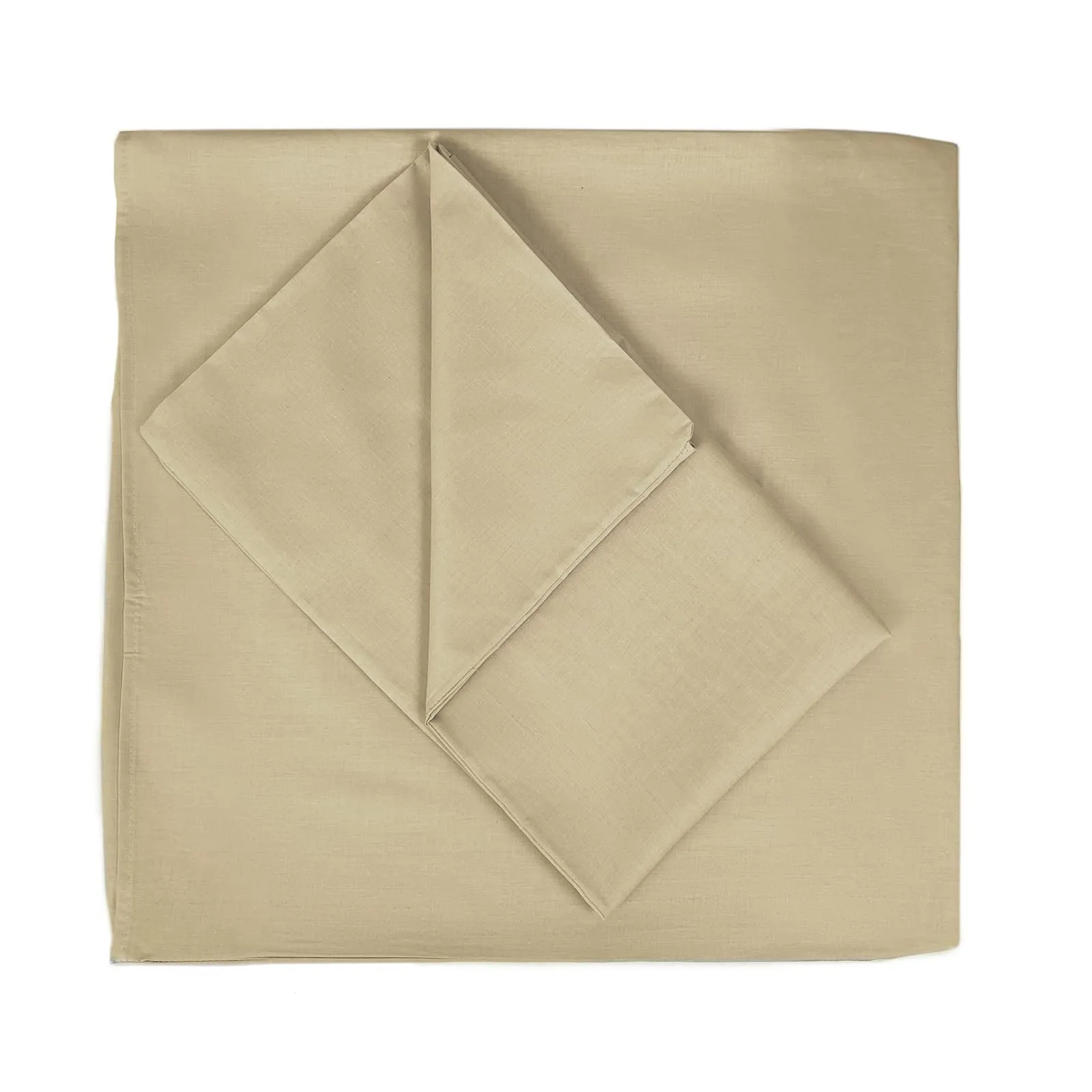 FARFALLAROSSA Coppia di Federe in Cotone 65x65 cm, Chiusura a Busta, Beige - immagine 2