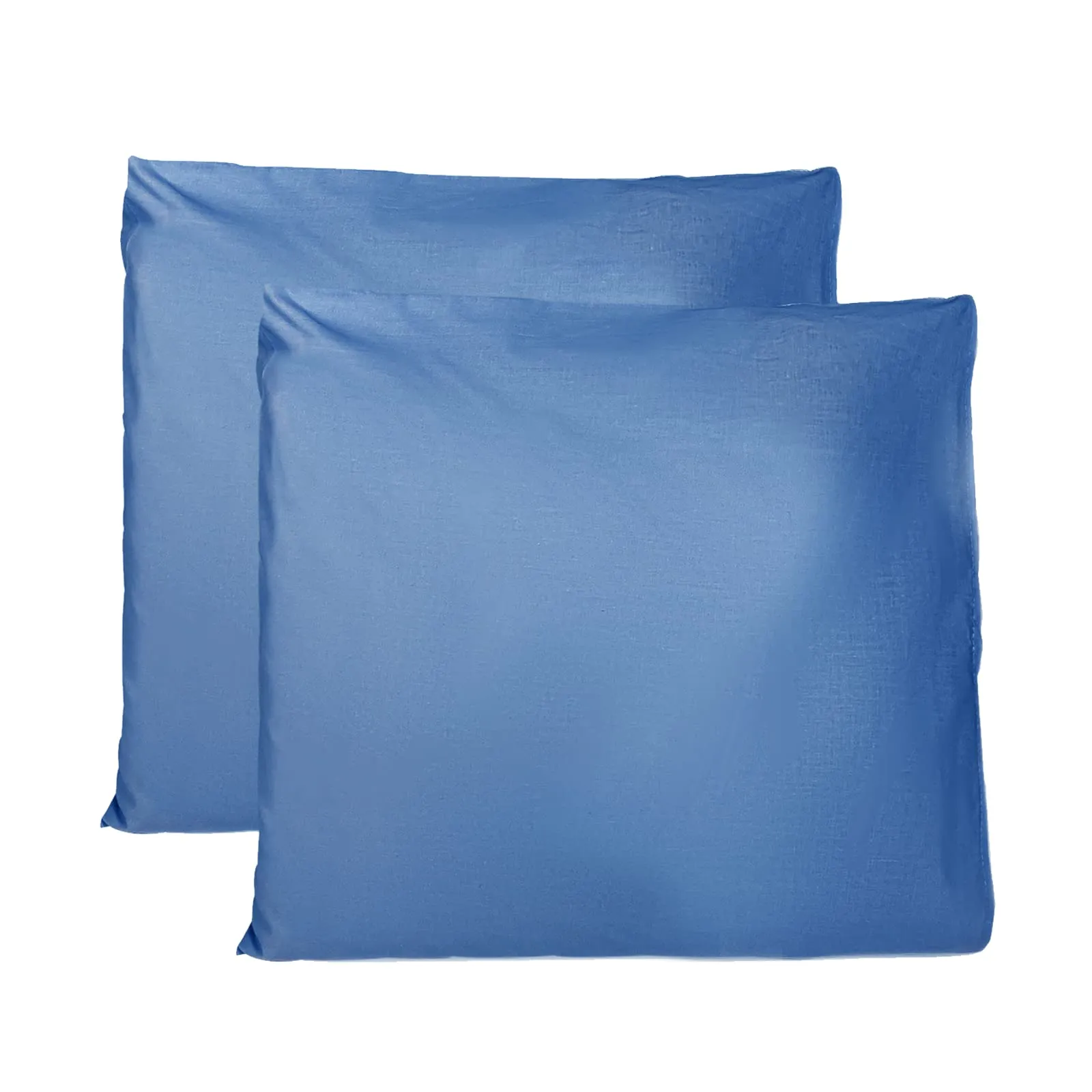 FARFALLAROSSA Coppia di Federe in Cotone 60x60 cm, Chiusura a Busta, Blu Reale - immagine 1