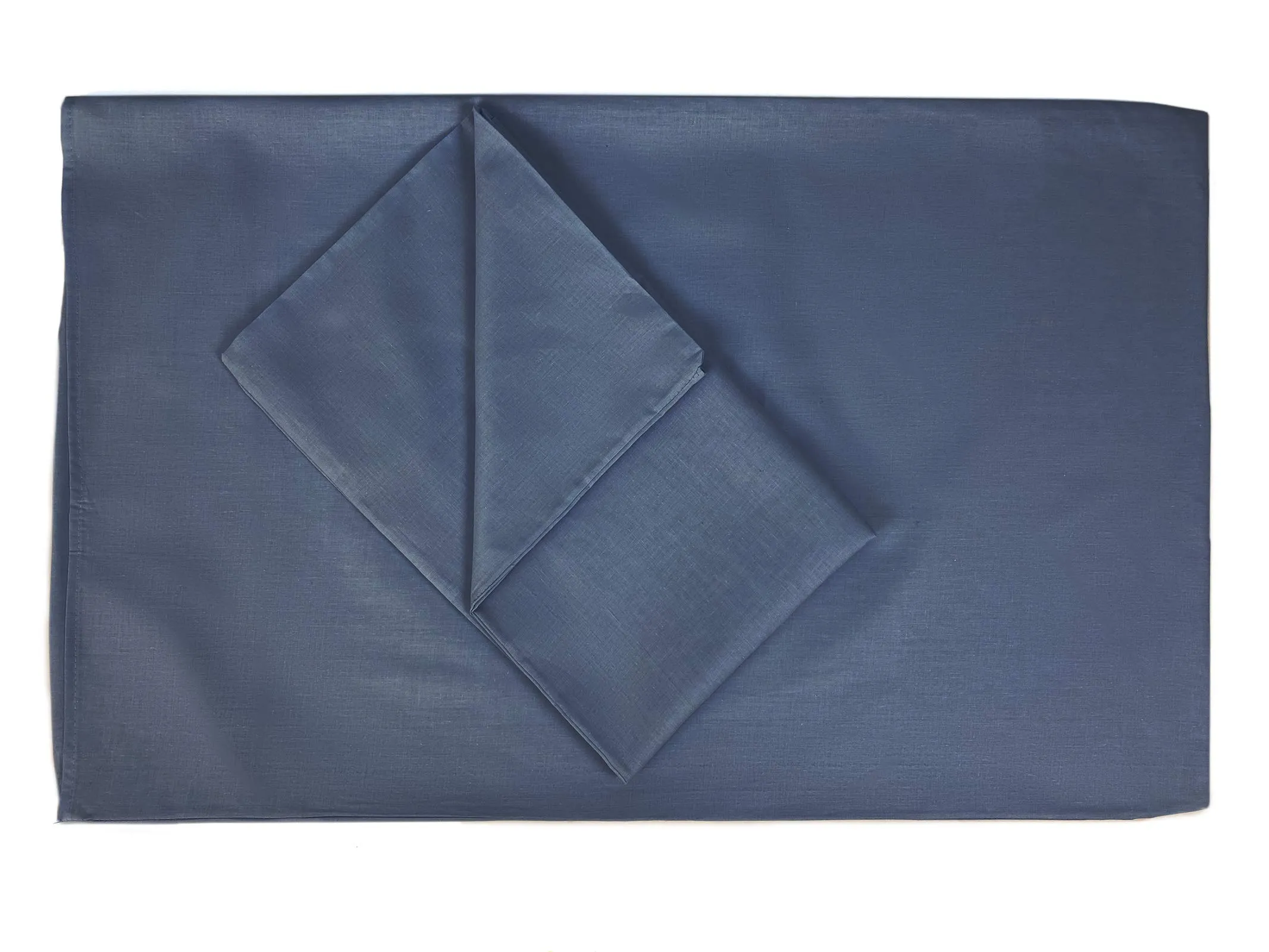 FARFALLAROSSA Coppia di Federe 100% Cotone, Chiusura a Busta, 50x80 cm, Blu Navy - immagine 2