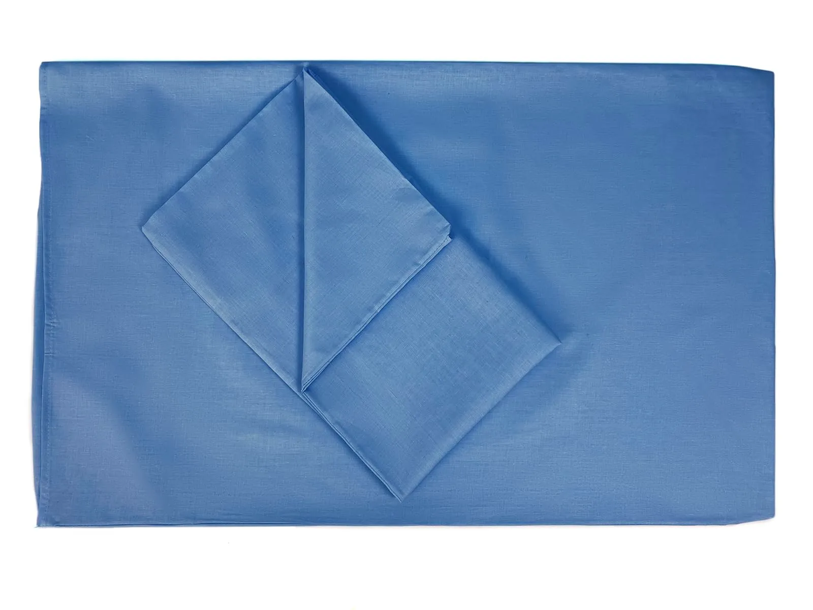 FARFALLAROSSA Coppia di Federe in Cotone 40x70 cm, Chiusura a Busta, Blu Reale - immagine 2