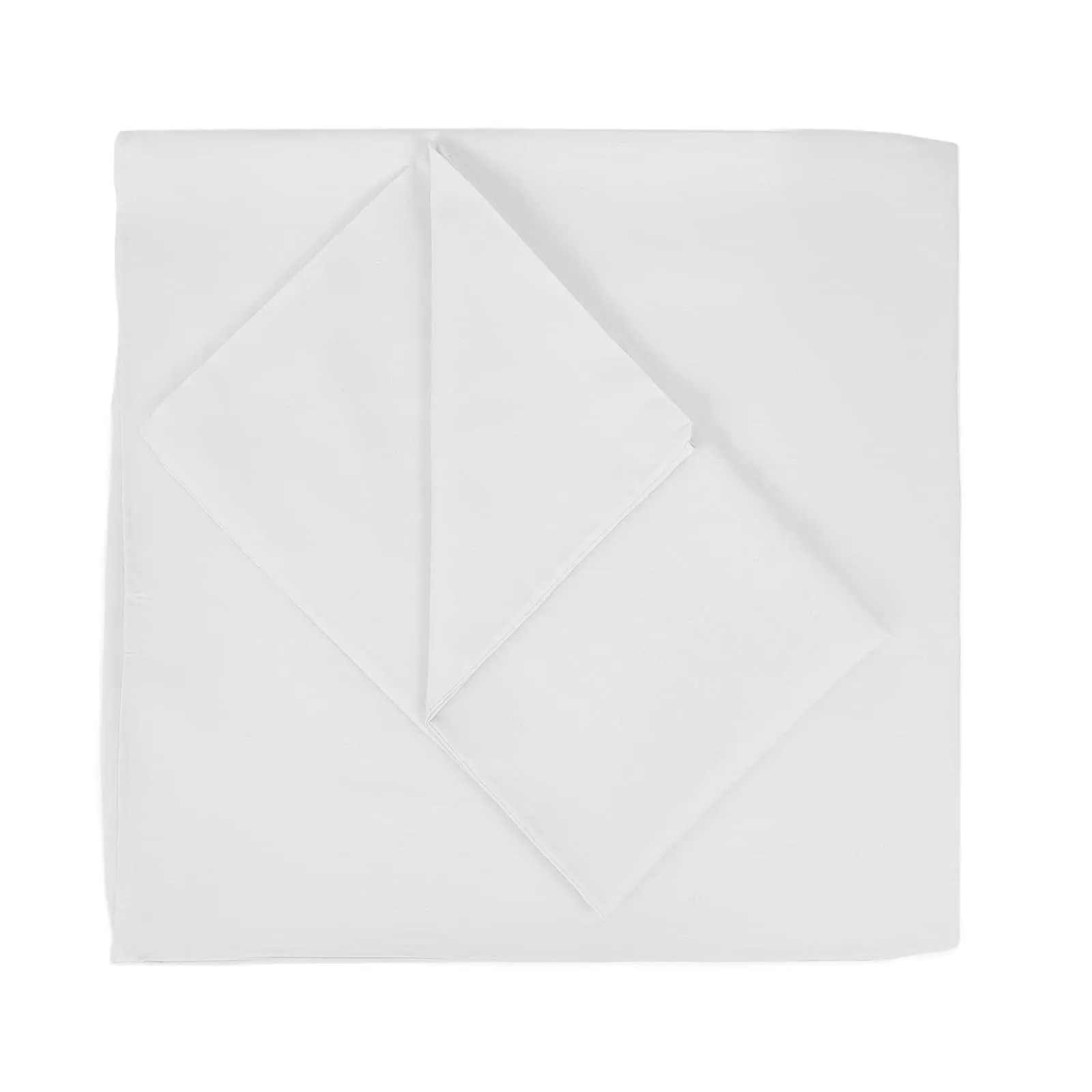 FARFALLAROSSA Coppia di Federe 100% Puro Cotone 65x65 cm, Chiusura a Busta, Bianco - immagine 2