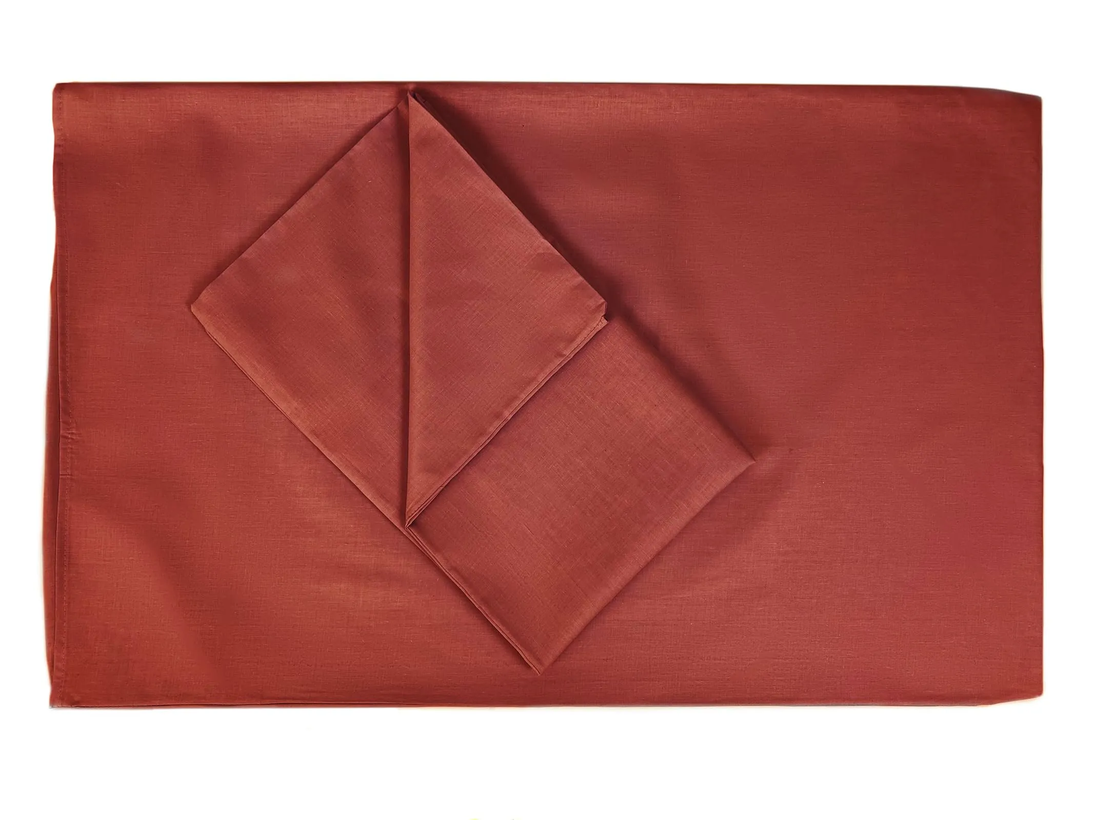 FARFALLAROSSA Coppia di Federe in Cotone 40x80 cm, Chiusura a Busta, Bordeaux - immagine 2