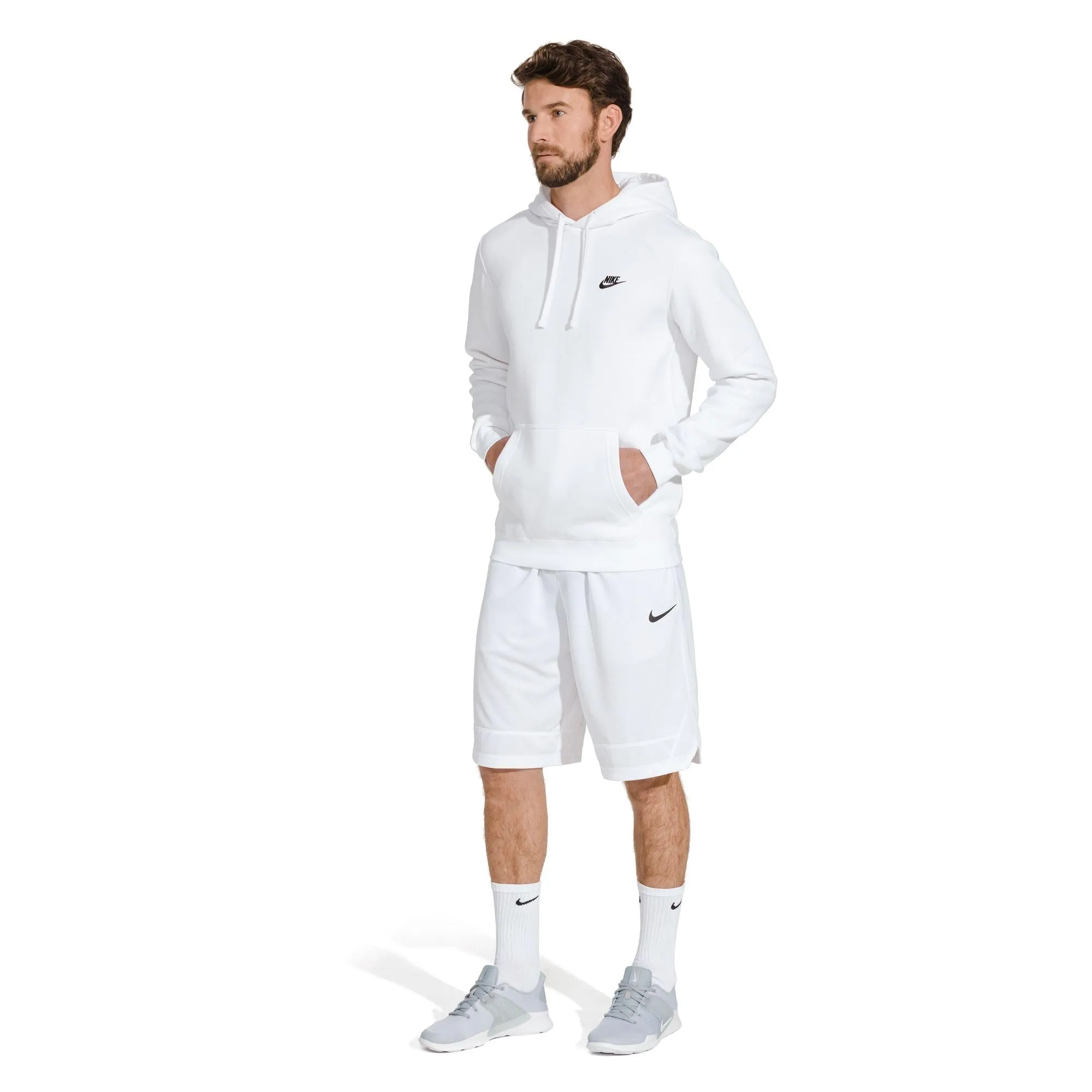 Nike Everyday Cushion Crew, Men's Socks, White/Black, Large (6 Pairs) - immagine 9