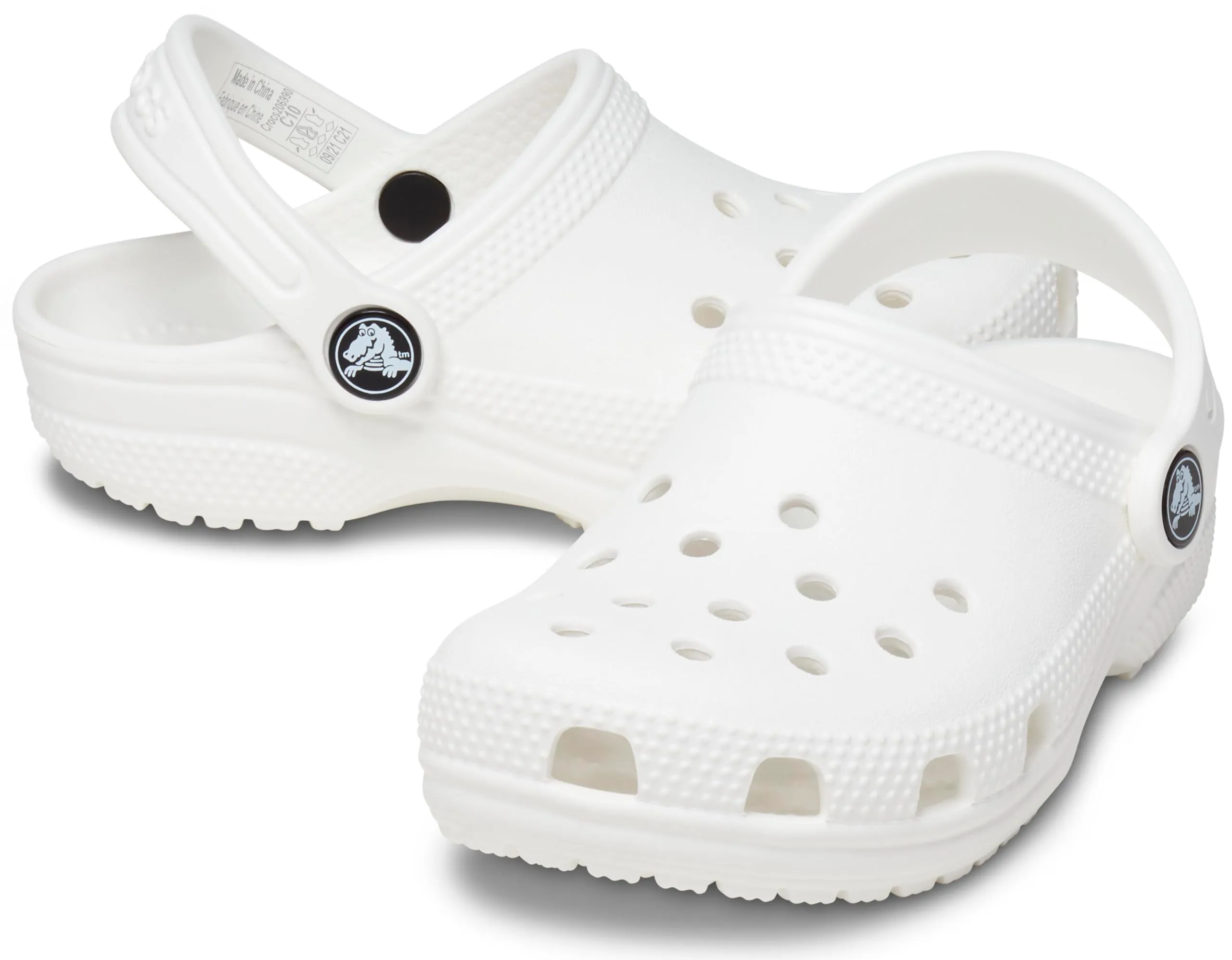 Crocs Classic Clog K, Zoccoli Unisex per Bambini e Ragazzi, Bianco, 36/37 EU - immagine 5