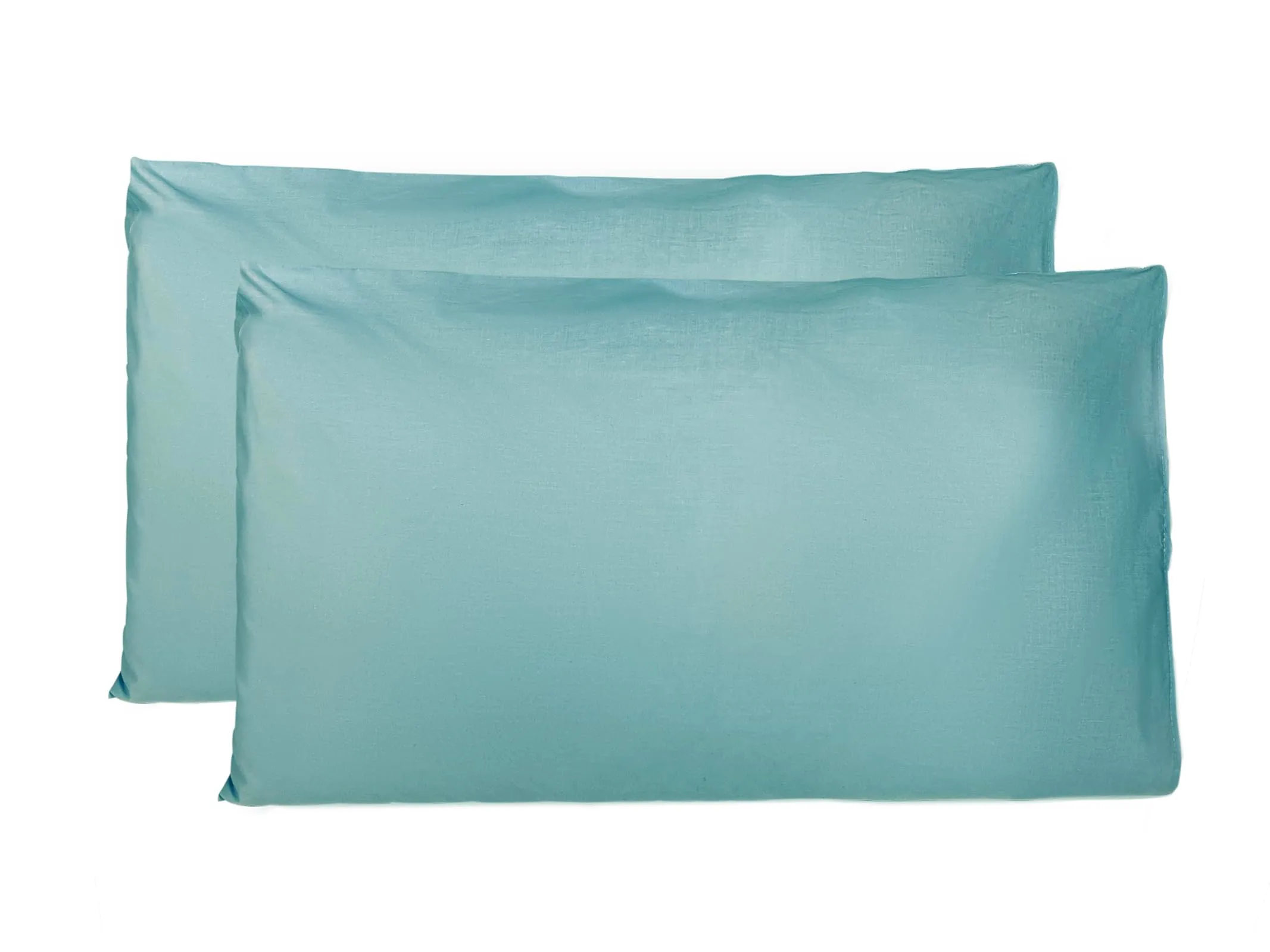 FARFALLAROSSA Coppia di Federe in Cotone 40x80 cm, Chiusura a Busta, Verde Scuro - immagine 1
