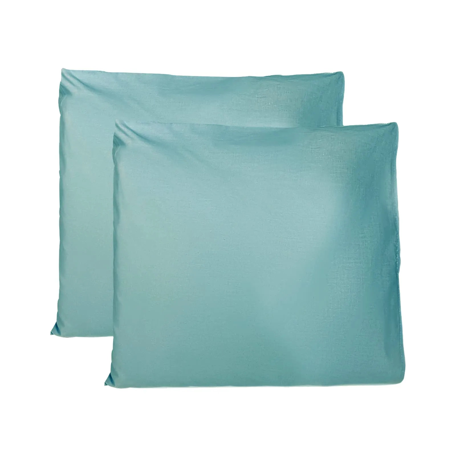 FARFALLAROSSA Coppia di Federe 100% Cotone 65x65 cm, Chiusura a Busta, Verde Scuro - immagine 1