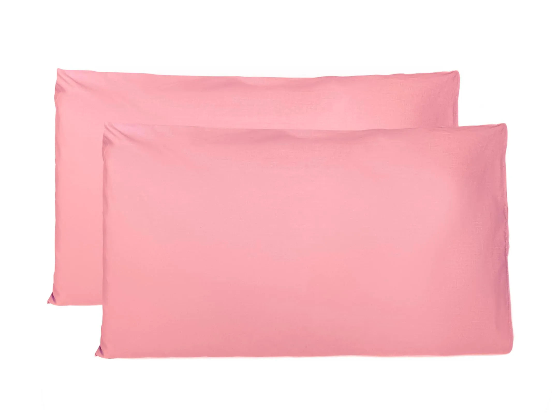 FARFALLAROSSA Coppia di Federe in Cotone 40x70 cm, Chiusura a Busta, Rosa - immagine 1