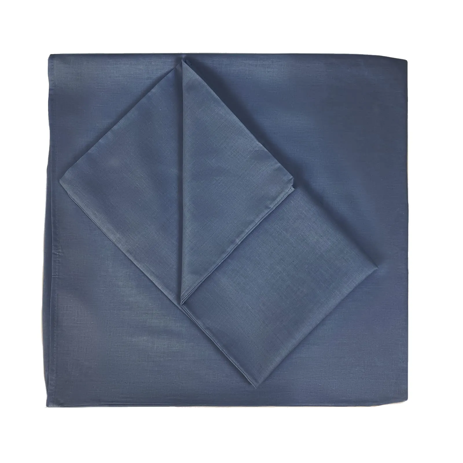FARFALLAROSSA Coppia di Federe 100% Cotone 65x65 cm, Chiusura a Busta, Blu Navy - immagine 2