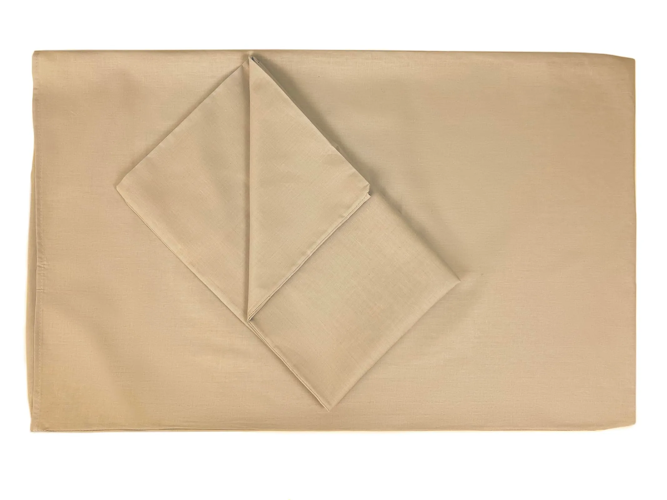 FARFALLAROSSA Coppia di Federe in Cotone 50x70 cm, Chiusura a Busta, Beige - immagine 2