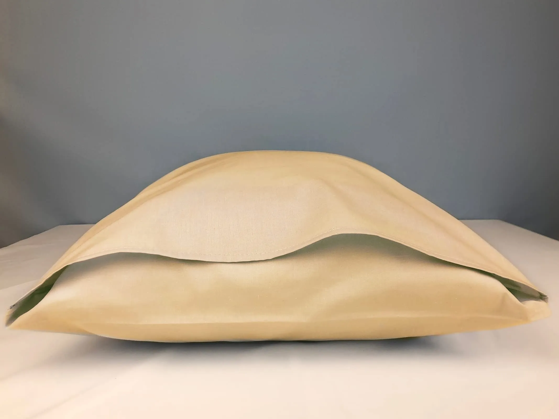 FARFALLAROSSA Coppia di Federe in Cotone 50x70 cm, Chiusura a Busta, Beige - immagine 6