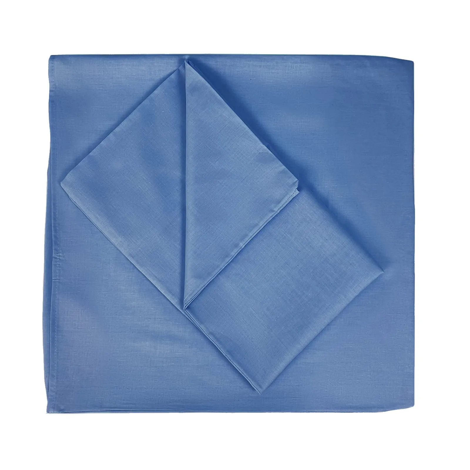 FARFALLAROSSA Coppia di Federe in Cotone 65x65 cm, Chiusura a Busta, Blu Reale - immagine 2