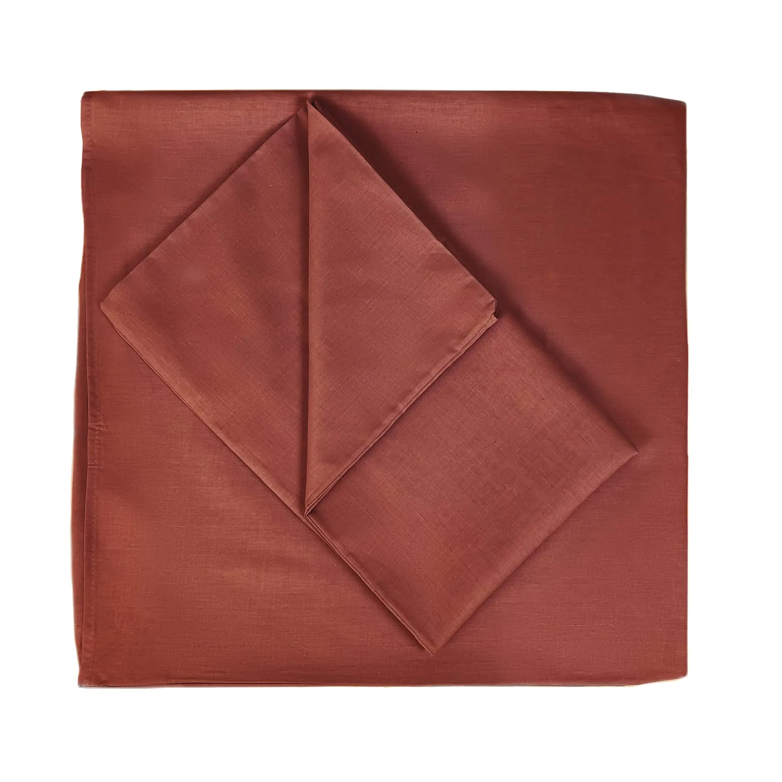 FARFALLAROSSA Coppia di Federe 100% Puro Cotone 65x65 cm, Chiusura a Busta, Bordeaux - immagine 2