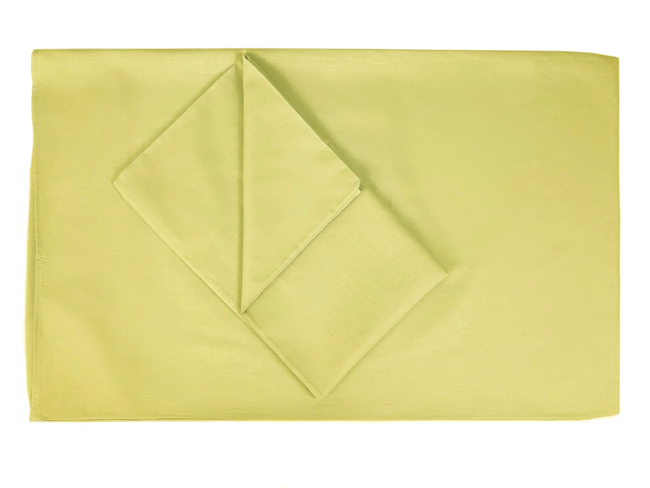 FARFALLAROSSA Coppia di Federe in Cotone 40x70 cm, Chiusura a Busta, Verde Chiaro - immagine 2