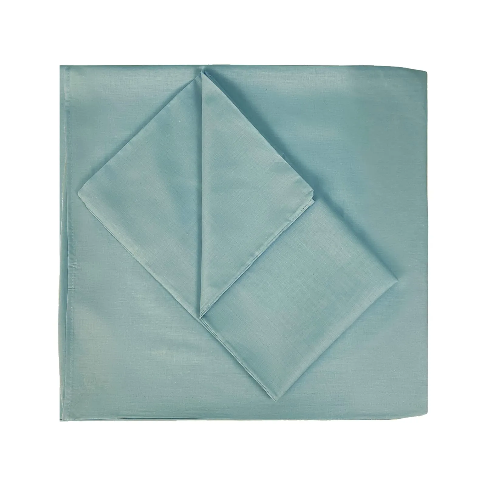 FARFALLAROSSA Coppia di Federe 100% Puro Cotone 60x60 cm, Chiusura a Busta, Verde Scuro - immagine 2